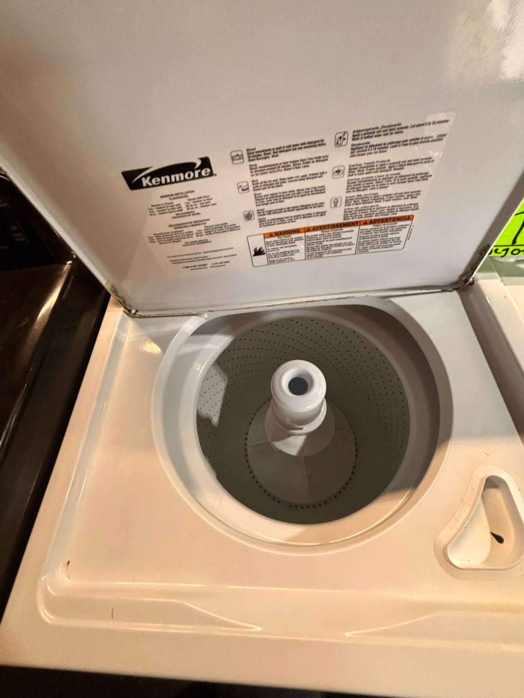 }}sale💥Kenmore top load washer with agitator & electric dryer 220v  set   top load side by side working 💯  with warranty top load side by side #KEM441BSET