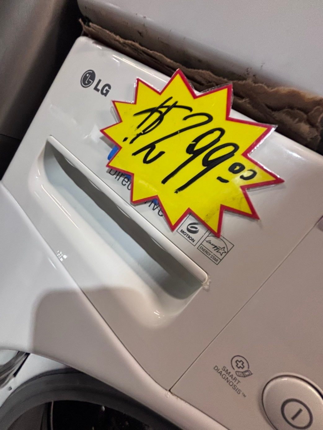 >* July 4th special 🇺🇸LG washer & dryer set electric 220v front load stackable or side by side - sensor dry in white  #WECL55SET