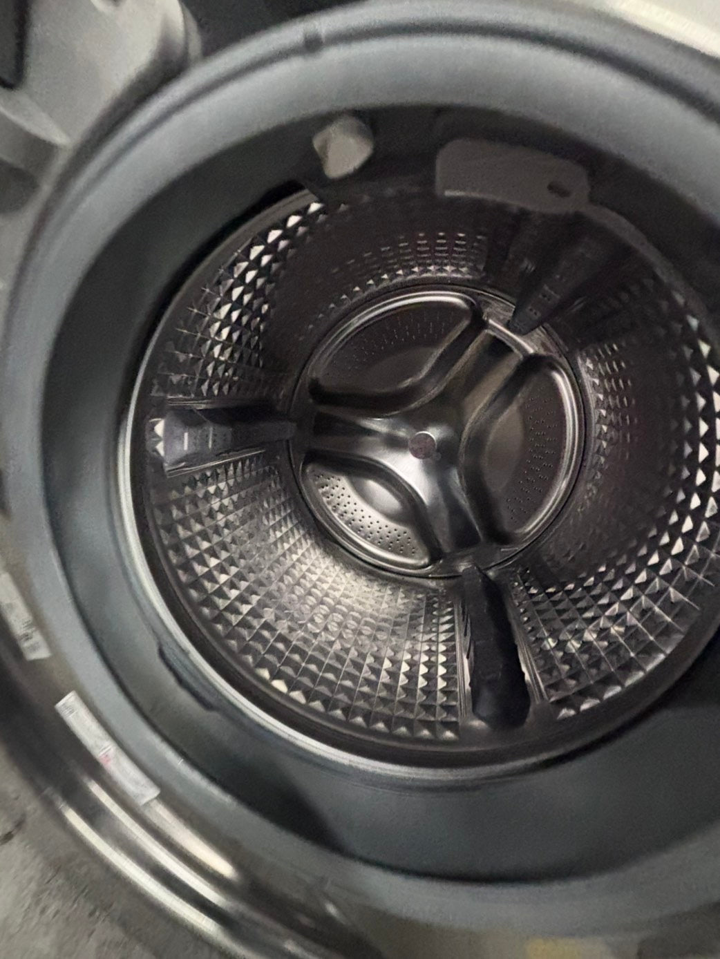 >*Mix & match Samsung dark gray  washer & gas dryer set front load stackable or side by side  27” in used Gas  -Refurbished #SGA64WB