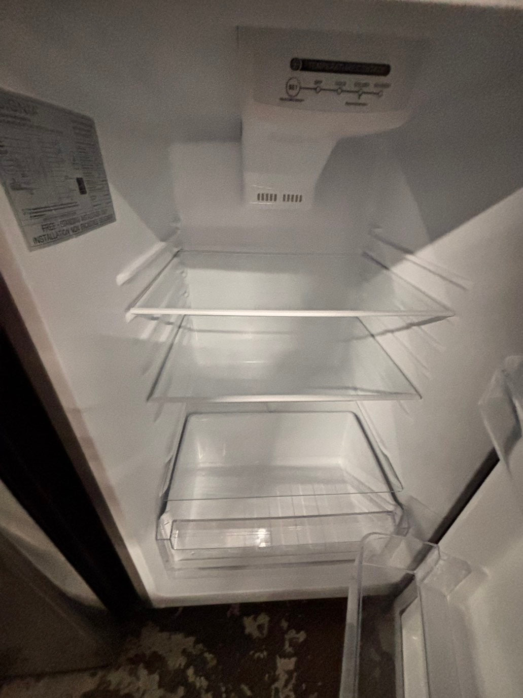 >insignia top freezer refrigerator stainless steel 24" refurbished #RF743BB