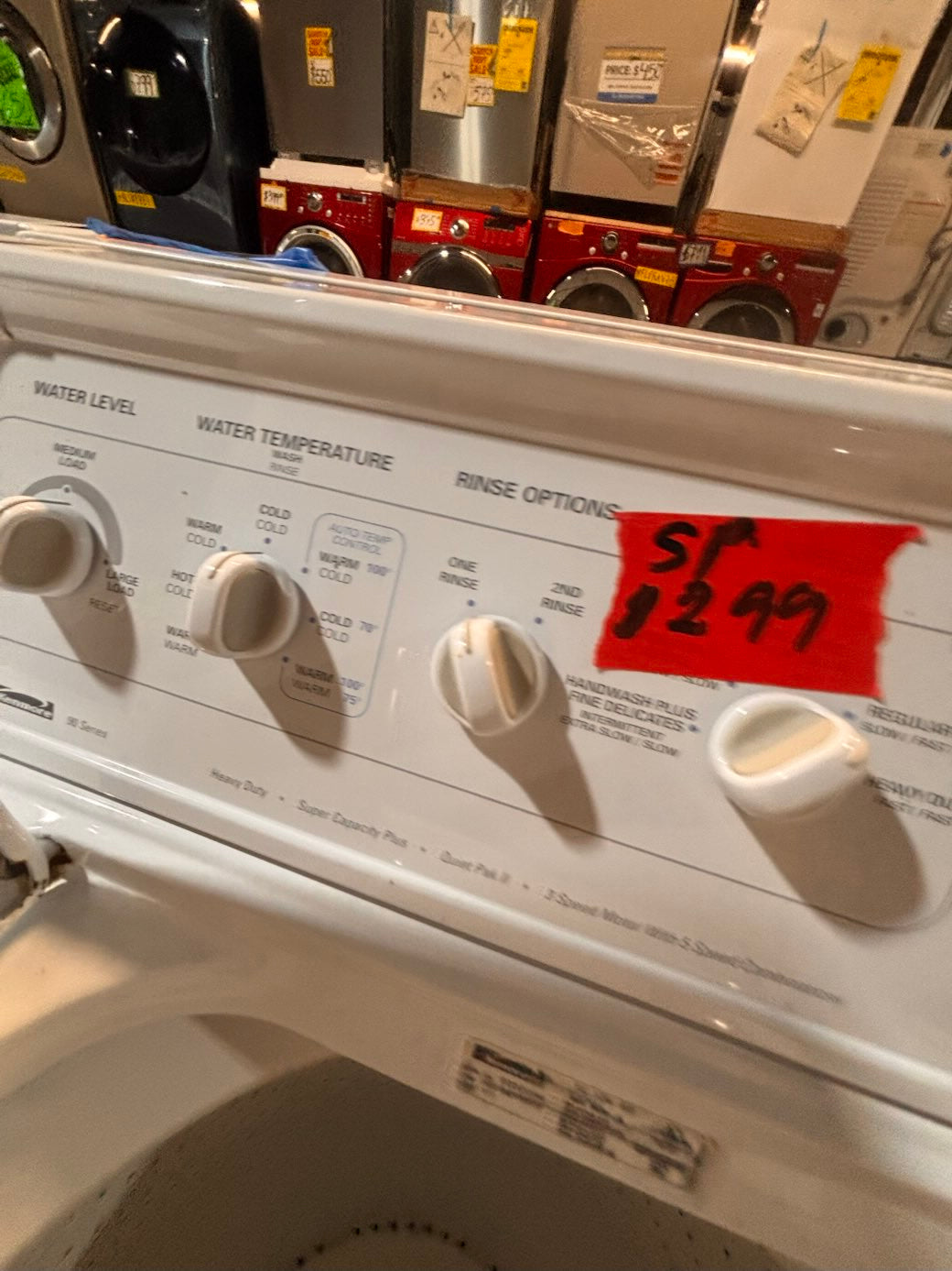 }}sale🔥🔥Kenmore Top load washing machine w agitator 27" in good condition,working 💯 with warranty ! used-Refurbished #TKW17TB