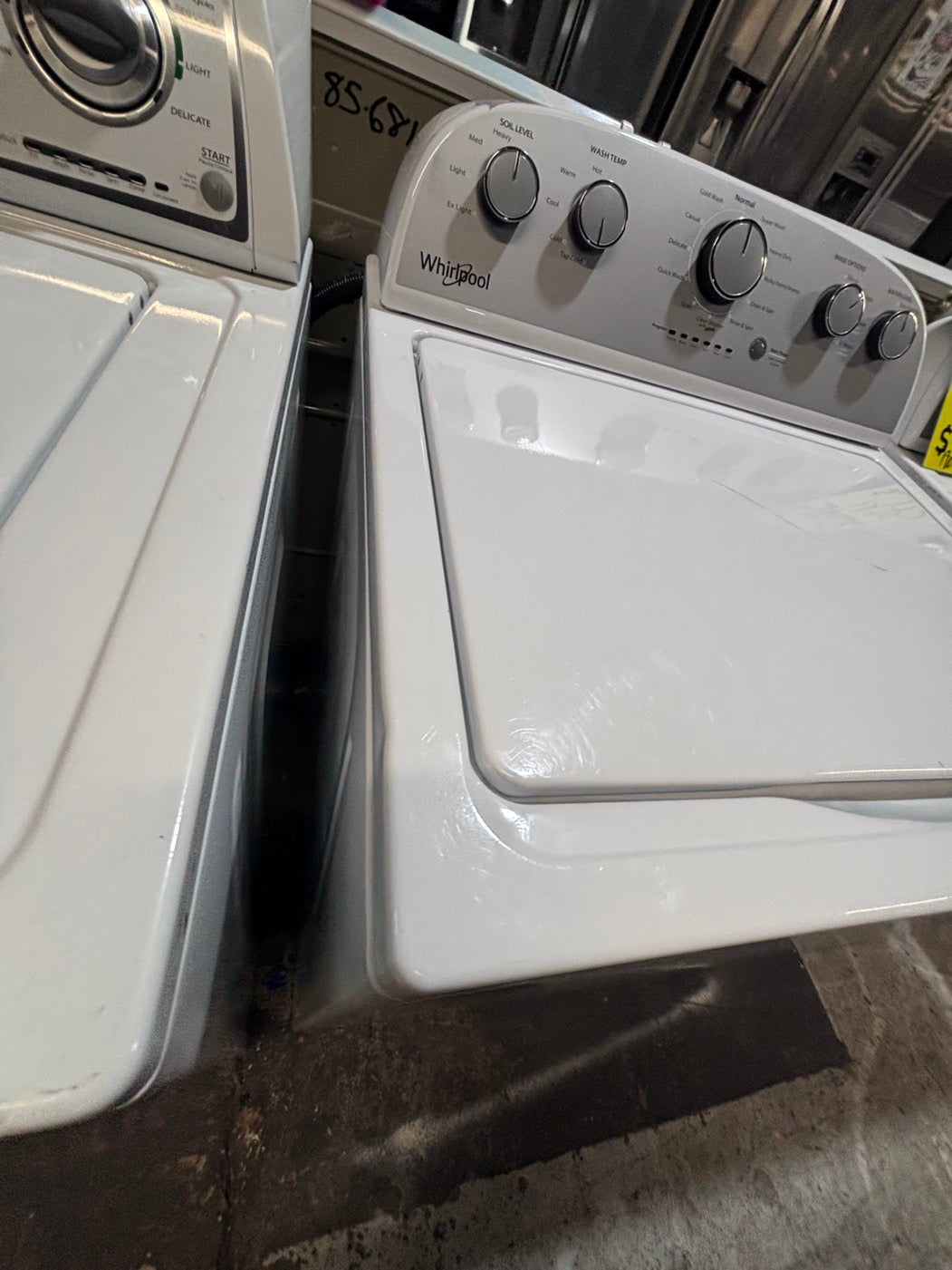 >*special🔥whirlpool top load washer  & electric dryer 220v  set top load side by side #MNY1YB
