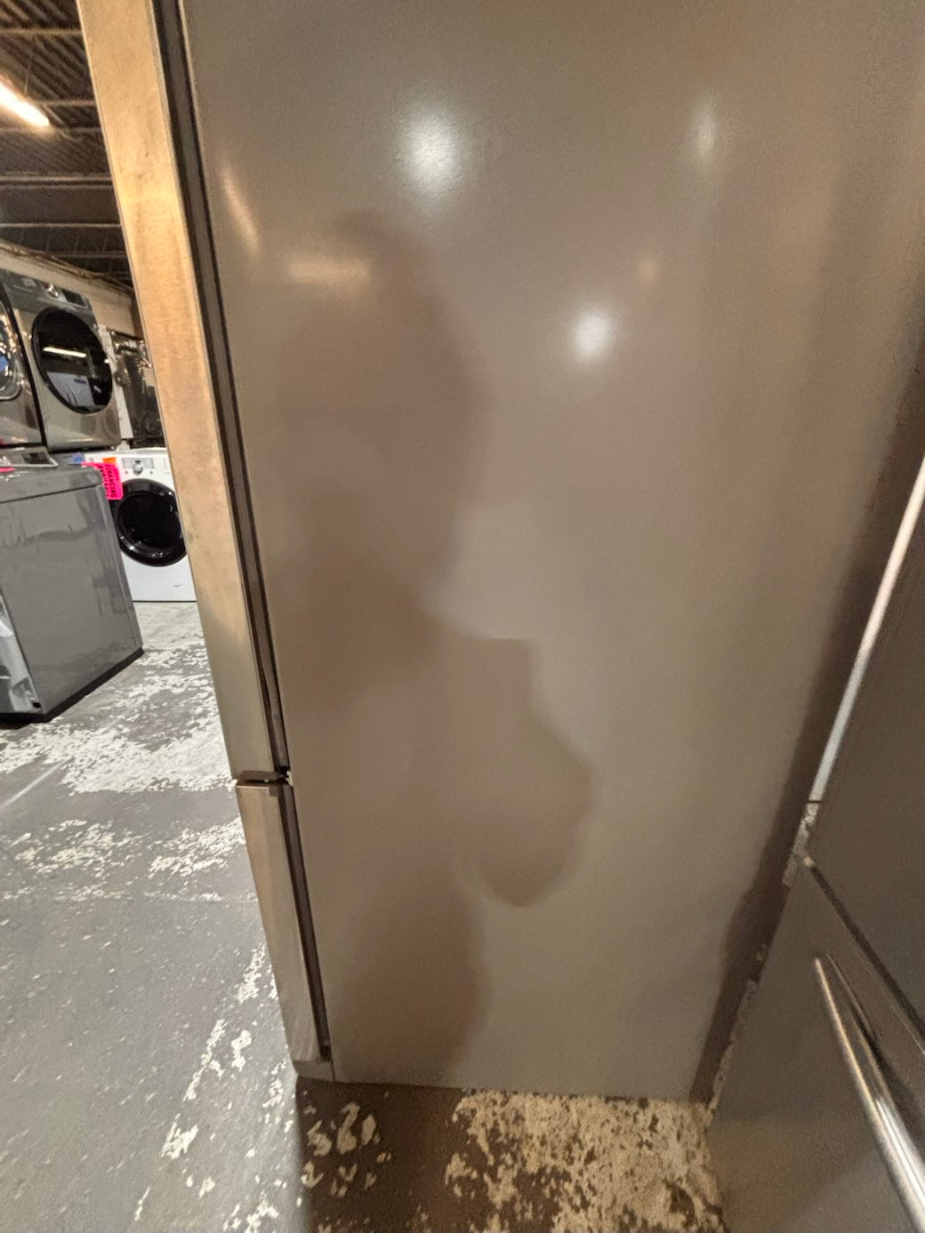 }}Whirlpool30”x67.1/2h French Door freezer fridge black stainless steel with Iced & water 💦 dispenser  used refurbished #FDW309HB