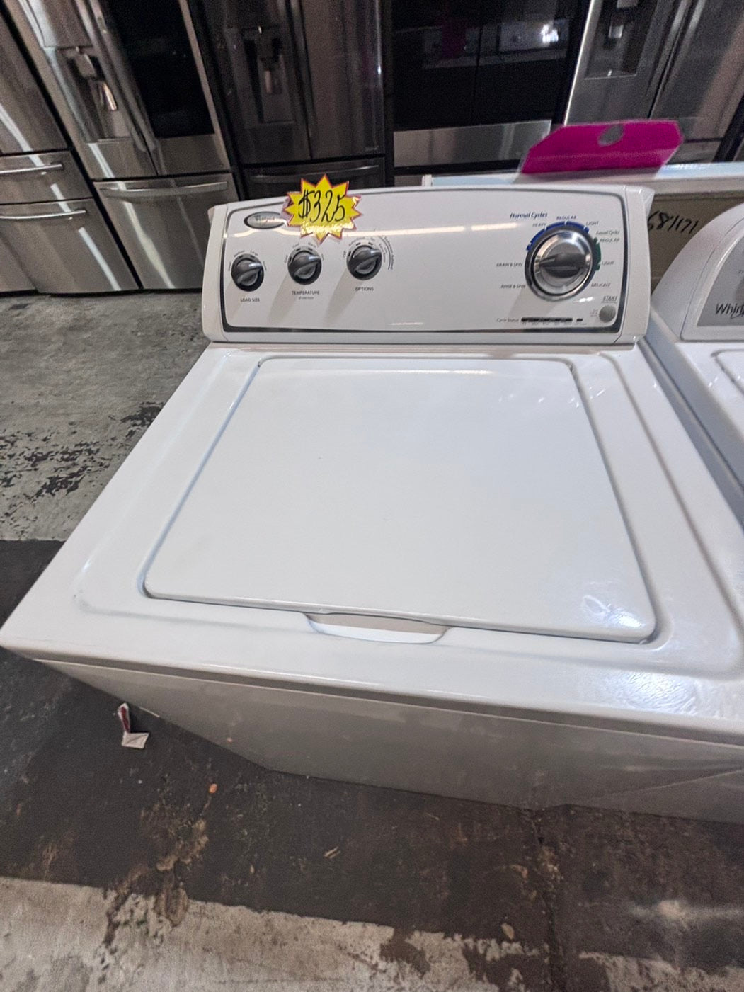 >*sale🎈whirlpool Top load washing machine w agitator 27" in good condition,used-Refurbished #TWP116B