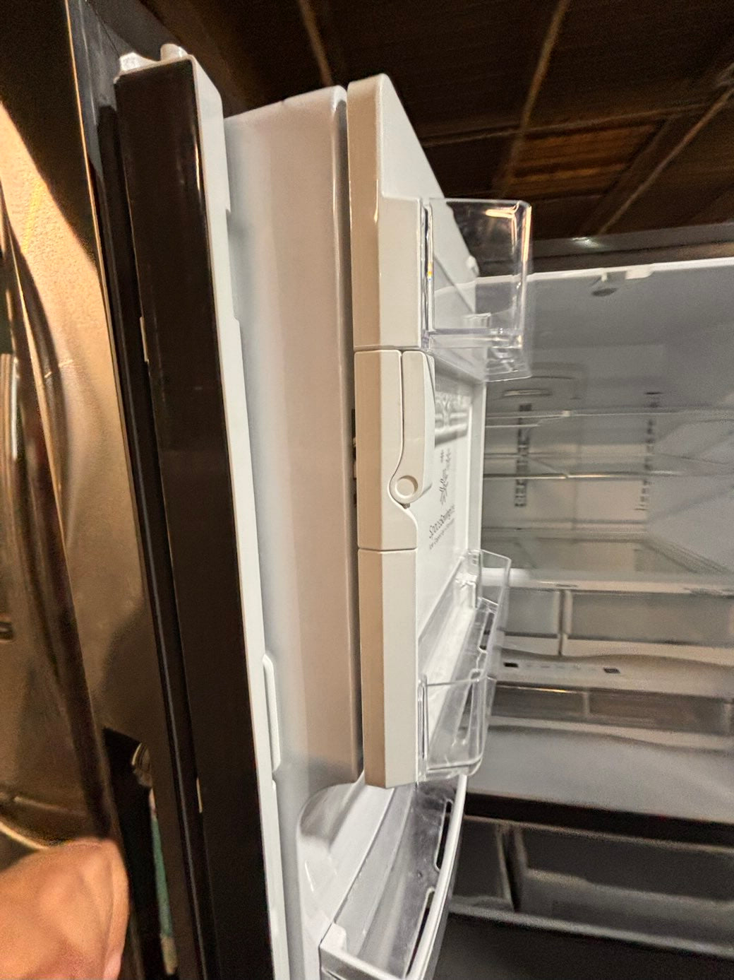 }}LG used-Refurbished LG 36”w x69h x 30” depth refrigerator stainless steel w/ice & water dispenser  #FDLD773B