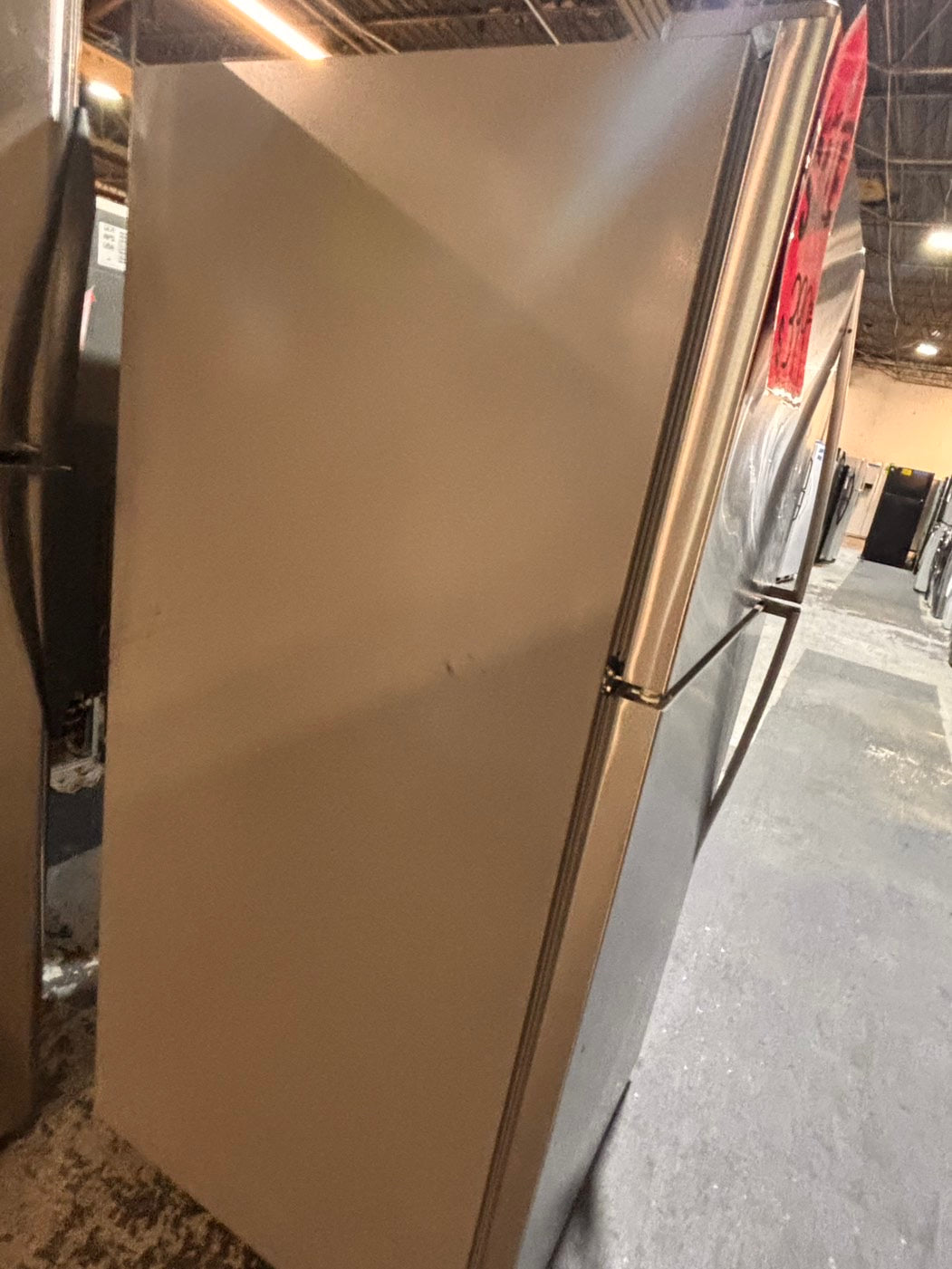 >*sale🔥Whirlpool top freezer refrigerator stainless steel used-refurbished 30" #RFQ669B