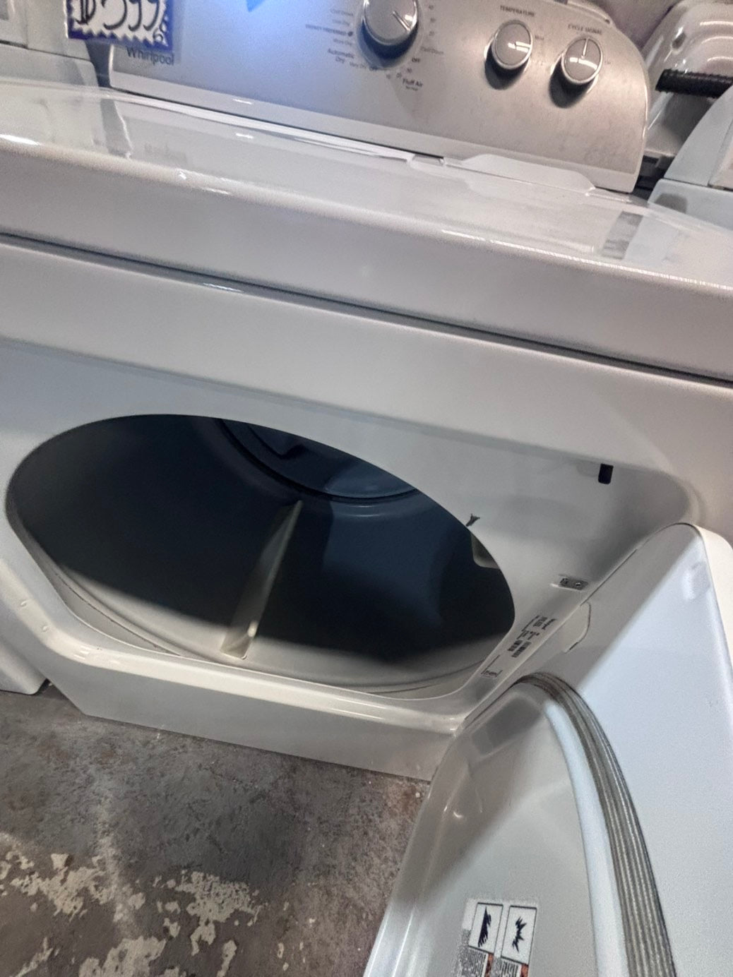 >>whirlpool top load washer large capacity with removable agitator  & electric dryer 220v  set top load side by side #MSR22YB