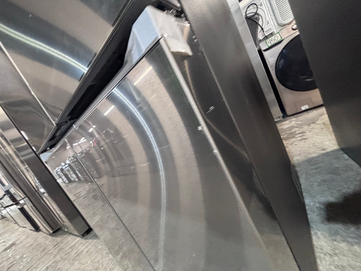 } New open box 📦 Samsung - 36 in. Wide Bespoke 23 Cu. Ft. 4-Door Flex French Door Counter Depth Refrigerator with Beverage Center - Stainless steel working 💯 with warranty #SCD23NB