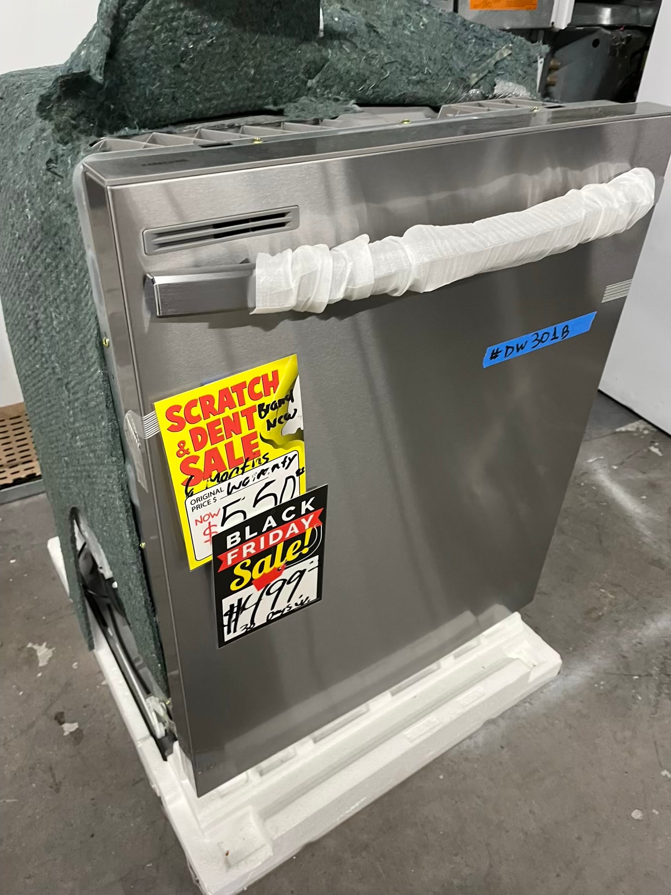 ⚡️BLACK FRIDAY ✨Open Box - Scratch & Dent 24 in. Built-In Tall Tub Dishwasher in Fingerprint Resistant Stainless Steel with Adjustable Rack, 53 dBA - Stock number #DW301B