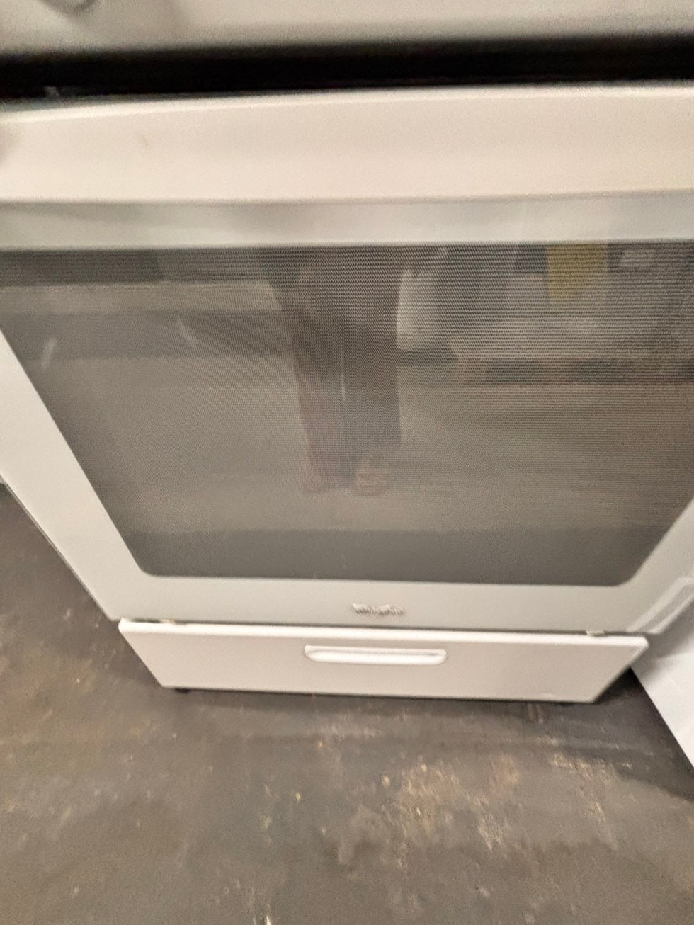 >special 🔥Whirlpool Gas stove convection oven  4 Burner broil & bake 30” white used-refurbished #AW11AB