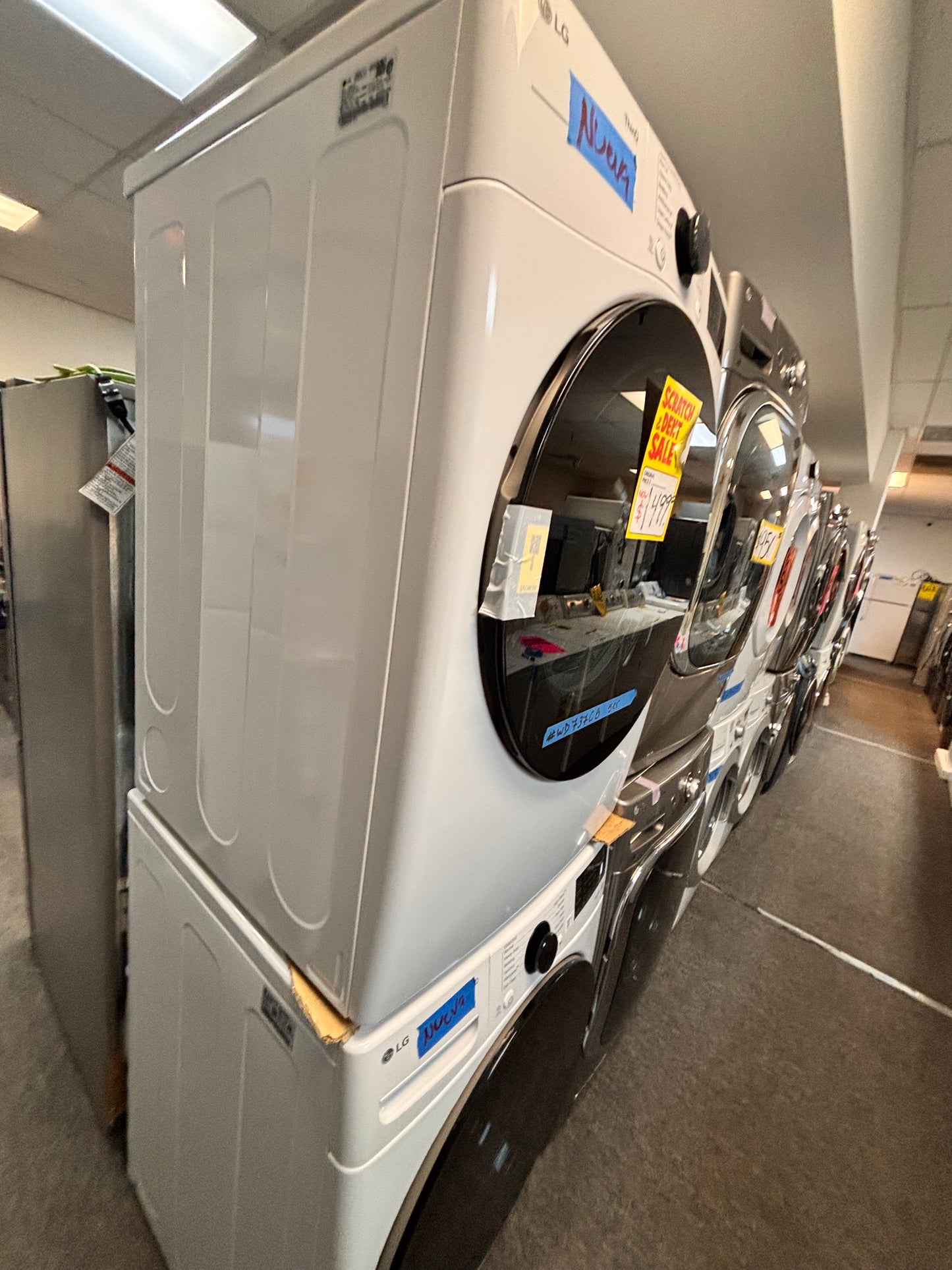 >Open Box 📦 Scratch & Dent 4.5 cu. ft. Ultra Large Capacity Front Load Washer - White
 & 7.4 cu. ft. Large Capacity Front Load Electric Dryer - White Set / stock number #WD737CB