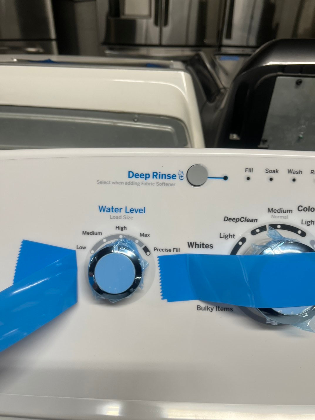 *- Open Box 📦 GE Top load washer Stainless steel Drum with Agitator Medium ( 4.0-cu ft ) Top-Load Washer ( White ) #GE4023B