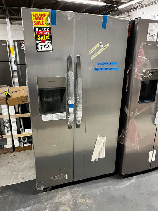 * 🎉 BlacK Friday ⚡️ Open Box 📦 | scratch & dent Frigidaire side x side  refrigerator w/ice water dispenser stainless steel 36" #RF34741B