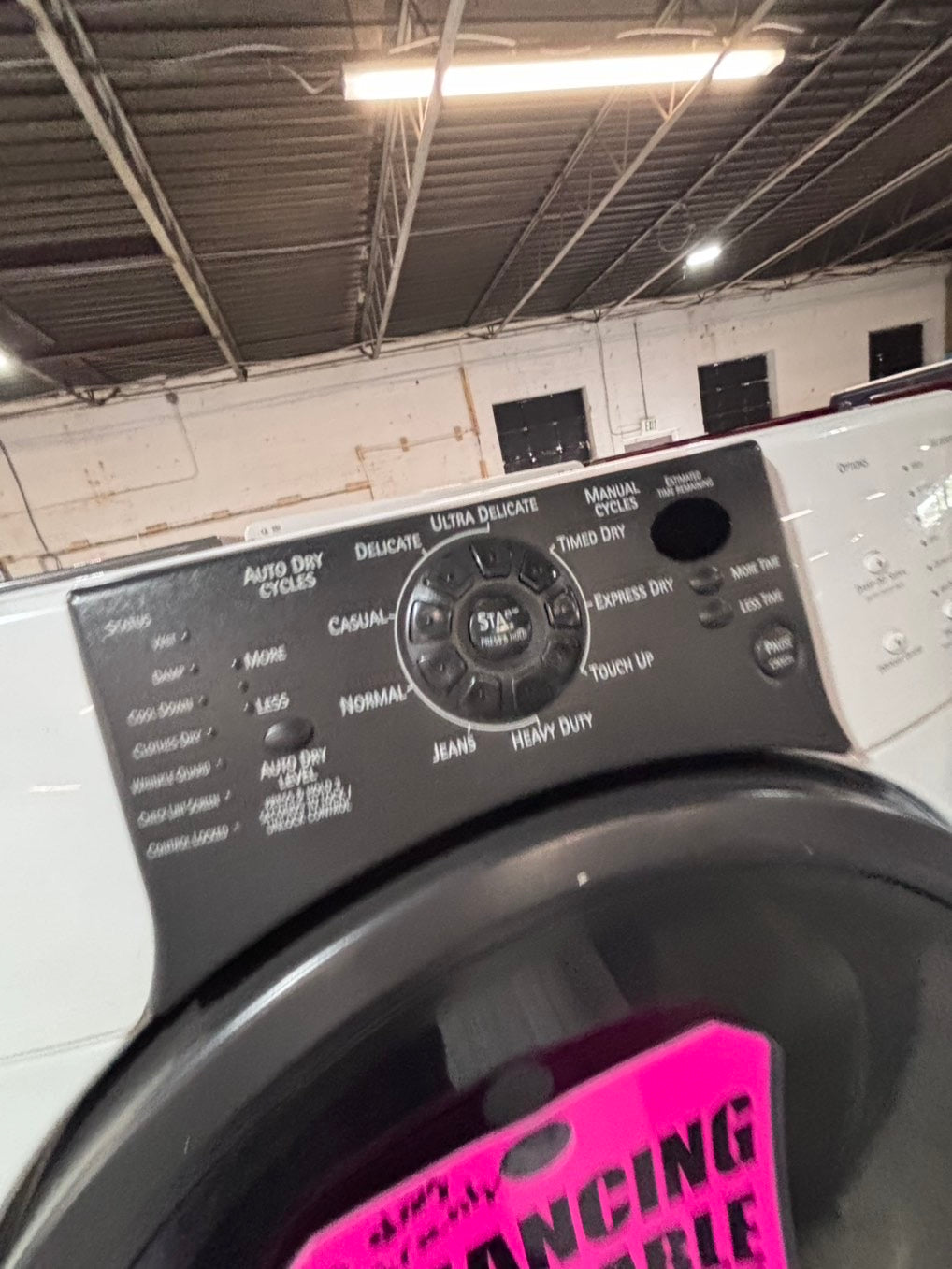>*sale🔥kenmore  sensor Dry front load stackable electric 220v dryer in off white color used-refurbished 27" #DZ8916B
