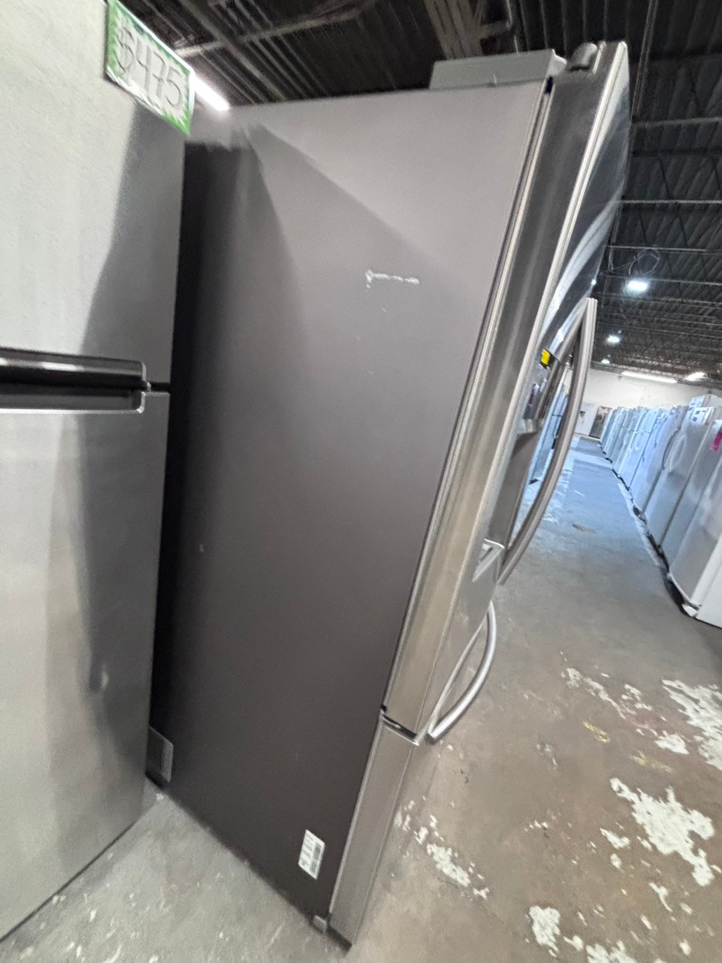 >* used-Refurbished samsung 36”w x69h x 29 depth refrigerator stainless steel w/ice & water dispenser 36 “ #FDSS73B