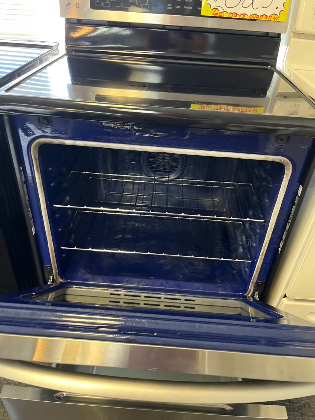 🔥Flash sale⚡️Lg electric range stainless 220v 5 burner warm zone convection bake roast broil steam clean Refurbished 30" #ELR09LL