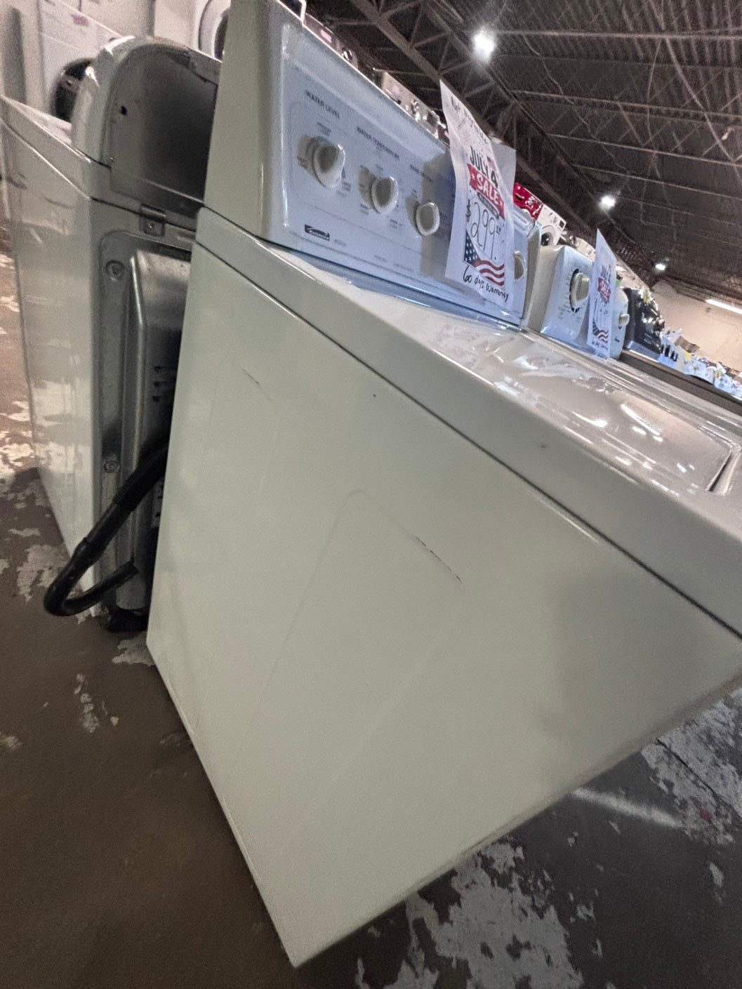 >*Early July 4th sale🎈kenmore Top load washing machine w agitator 27" in good condition,used-Refurbished #WZQ7DB