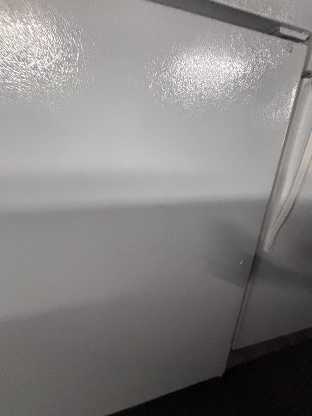 >GE 30” Top freezer fridge white  used-refurbished #RFN65B