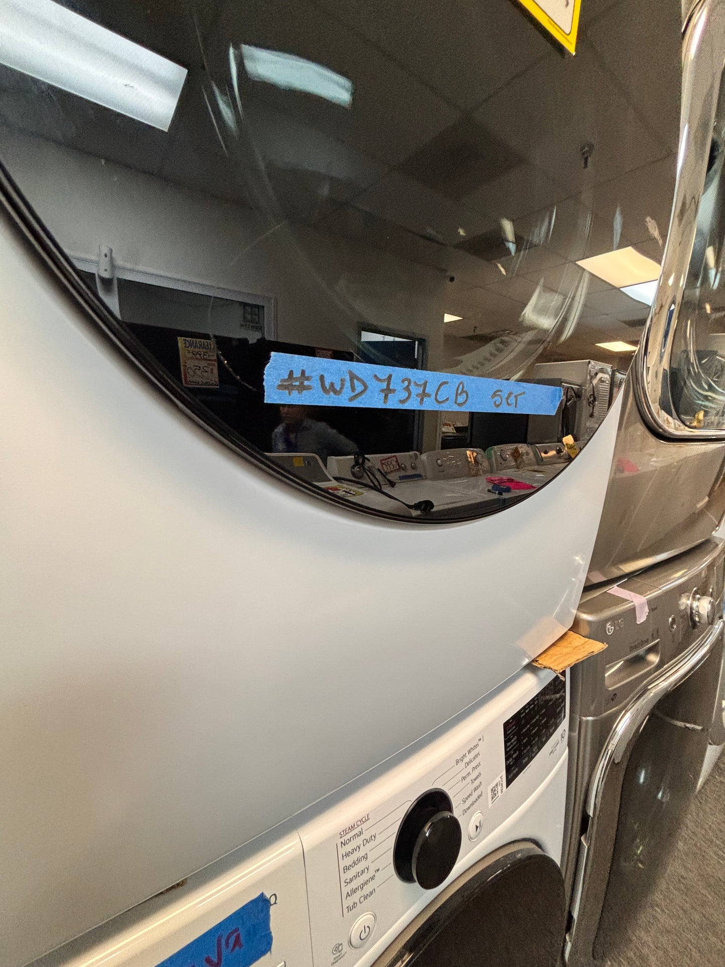 >Open Box 📦 Scratch & Dent 4.5 cu. ft. Ultra Large Capacity Front Load Washer - White
 & 7.4 cu. ft. Large Capacity Front Load Electric Dryer - White Set / stock number #WD737CB