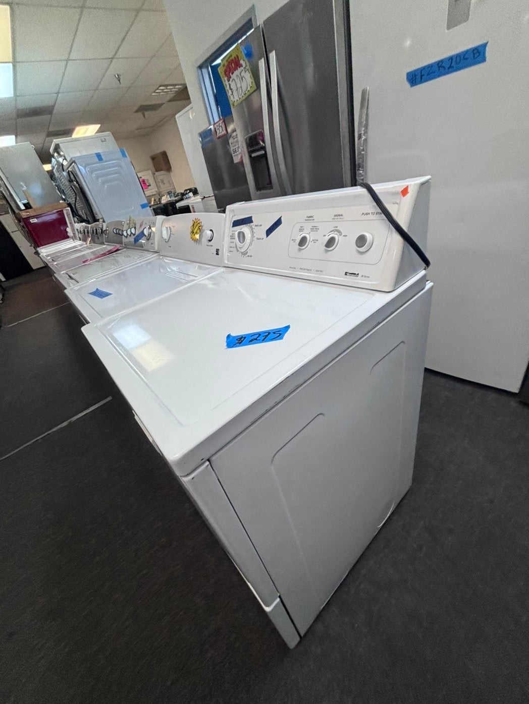 >>kenmore GAS dryer side x side large capacity 27" used-Refurbished #GDG76FL