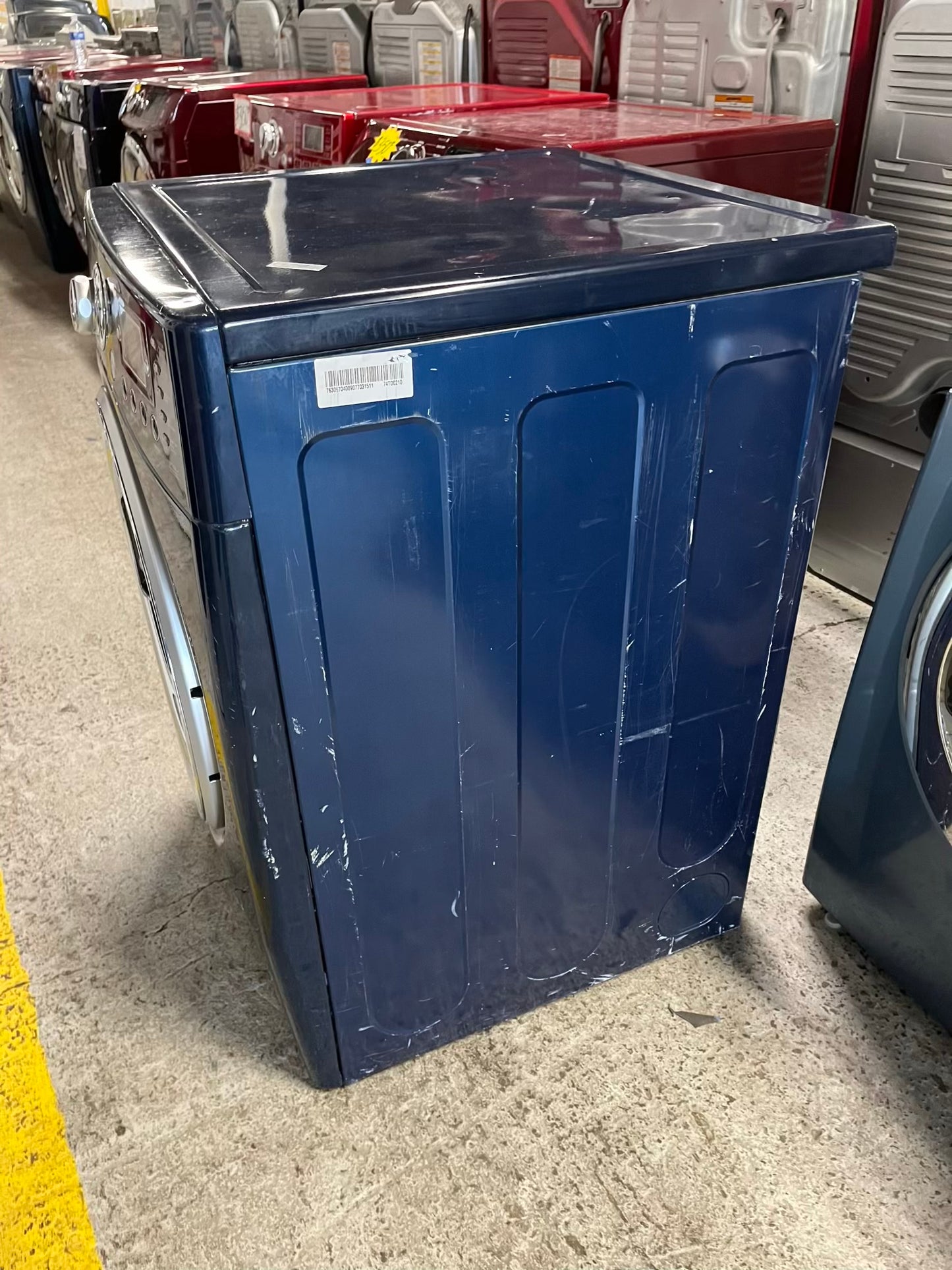 LG TROMM front load stackable electric 220v dryer in navy blue  27" #ED299TB