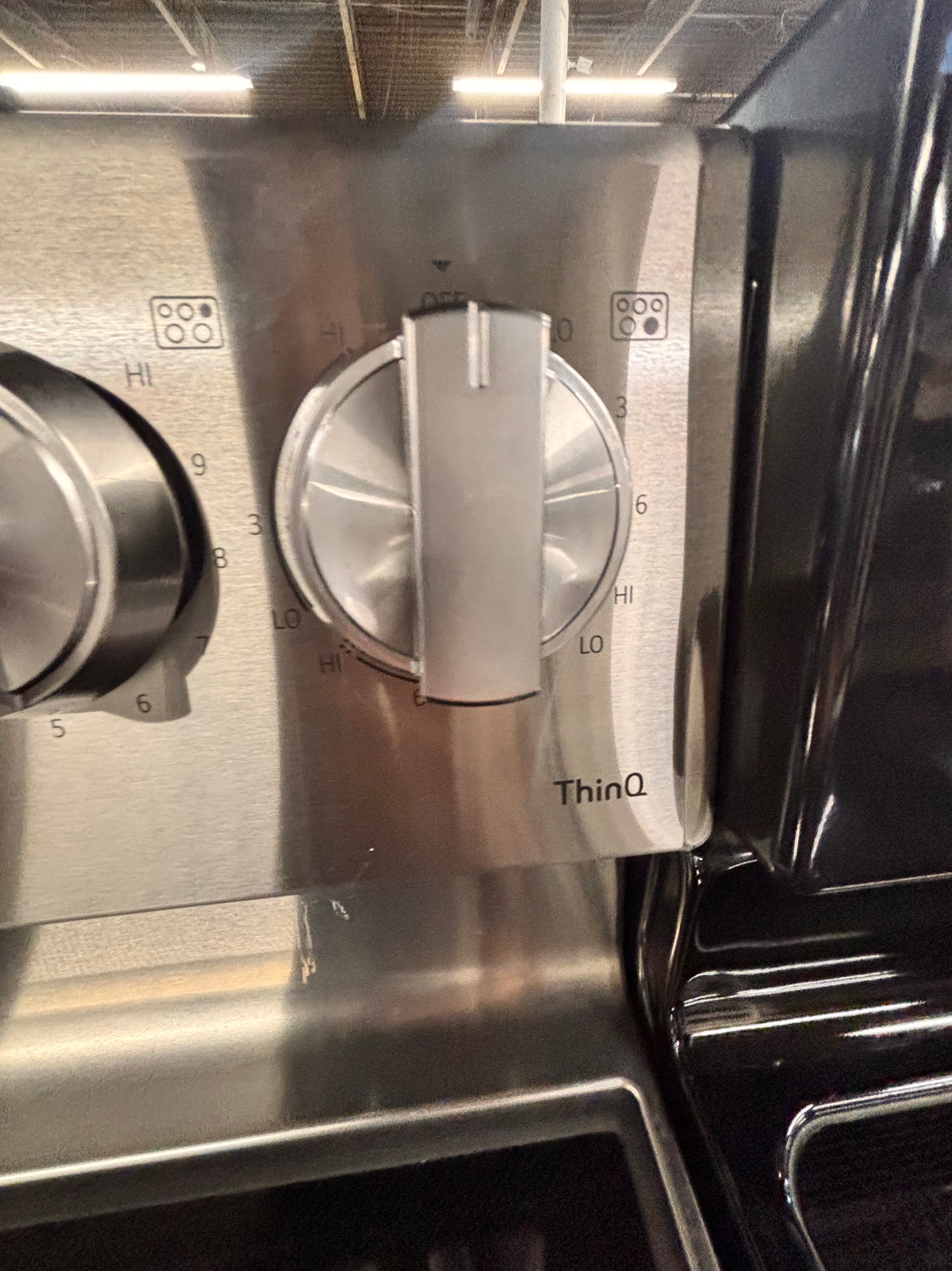 >LG Air-fry Glass Top electric stove stainless steel convection oven bake broil 4 burner Self clean 30” used-Refurbished #WZX223B
