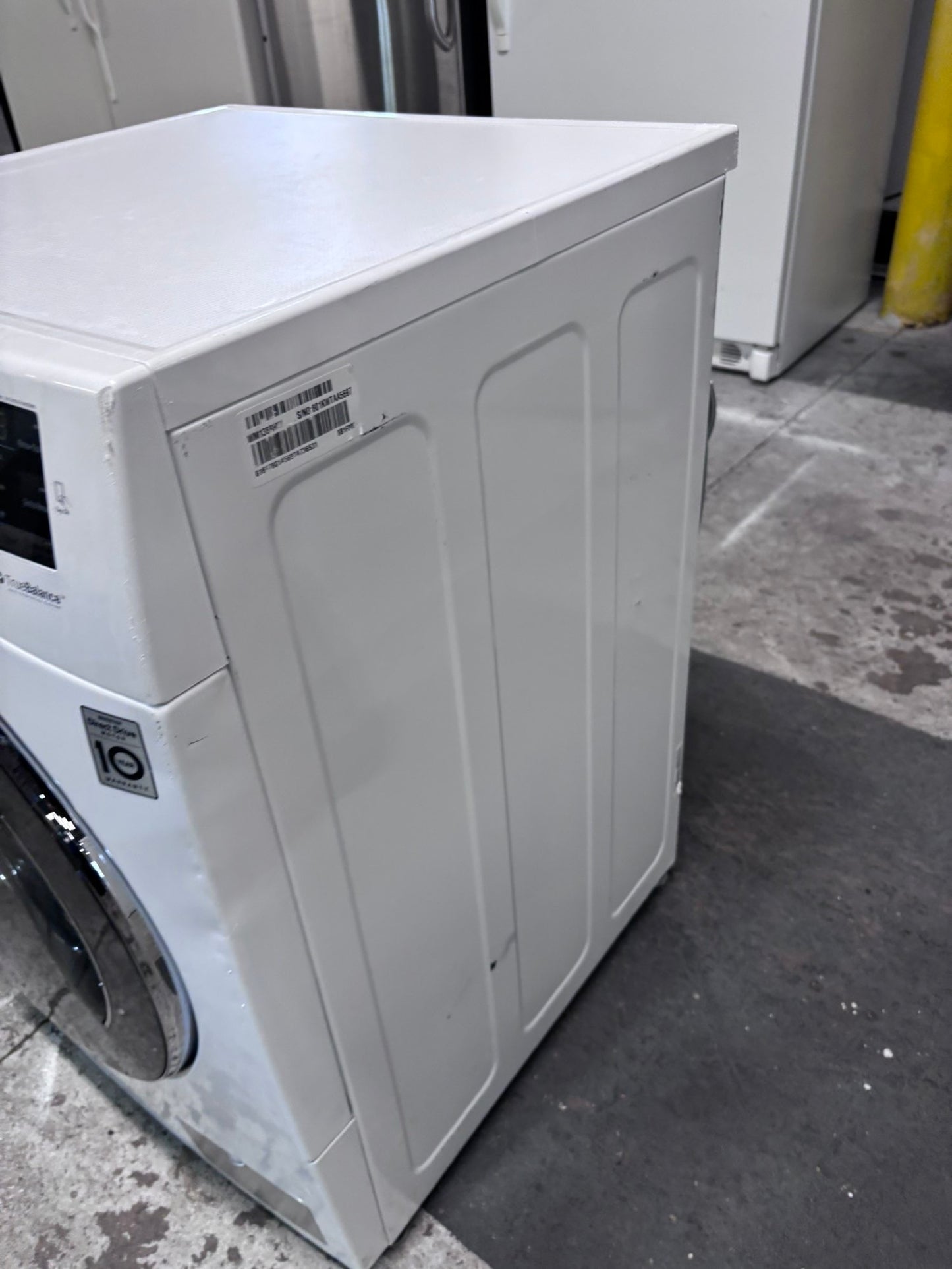 >*sale🔥🎈LG HE washer 4.5cu.ft white color stainless steel drum large capacity used-refurbished #WFTT17B