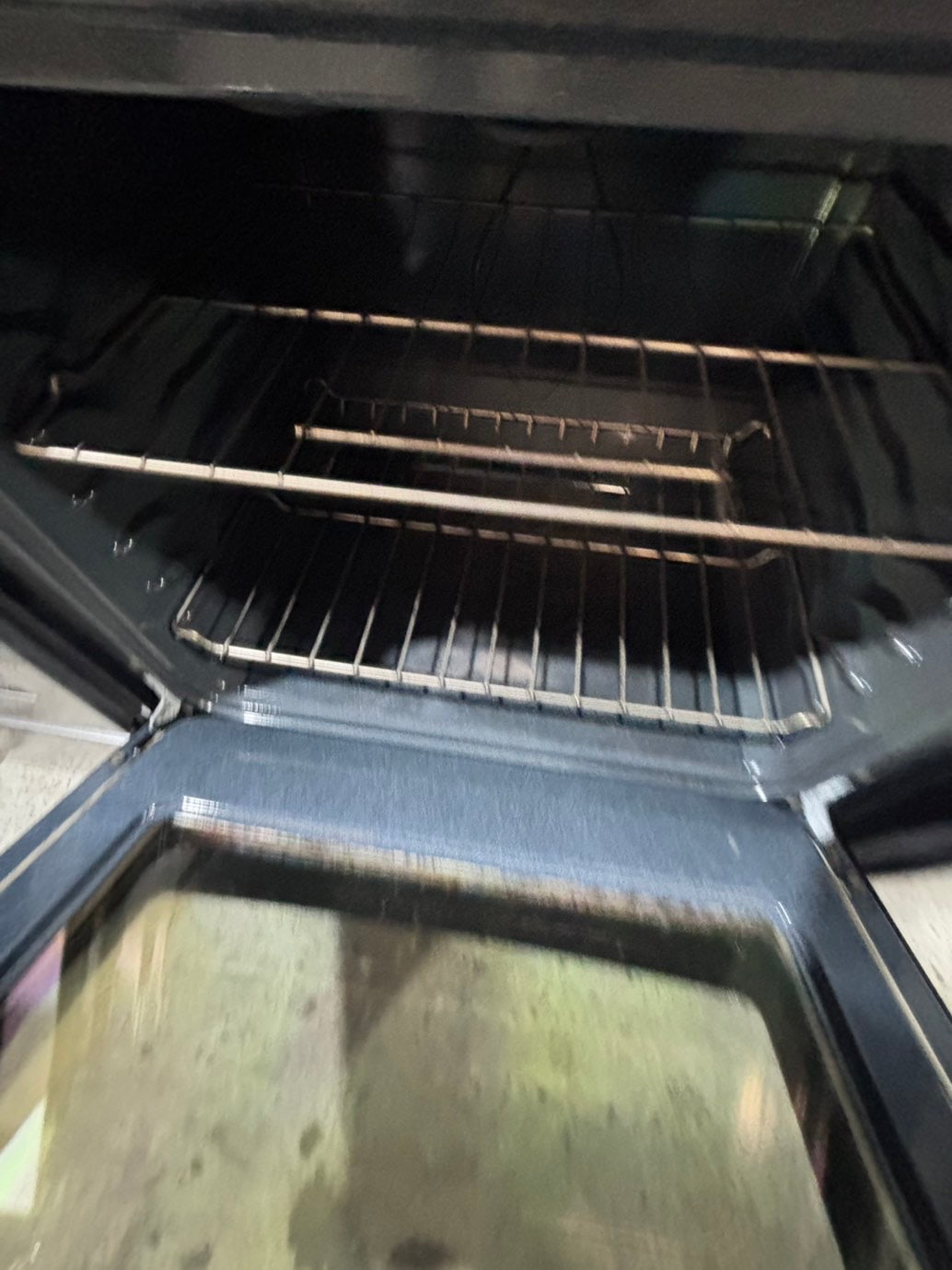 >special🌟kenmore  Glass Top electric stove  bake /broil,Self clean 30” 5 burner ,black  color, used-Refurbished   #K4WE6PB