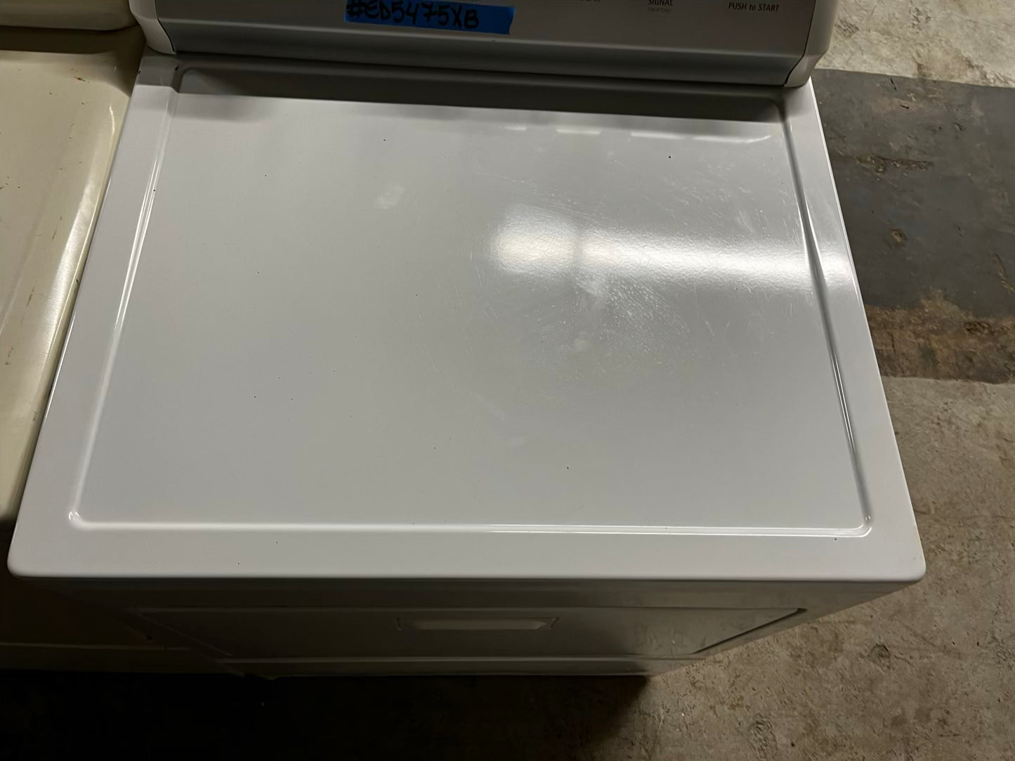 🎄Holiday Sale 🎁 Kenmore  side x side large capacity electric 220v dryer  in white 27” Refurbished #ED5475XB