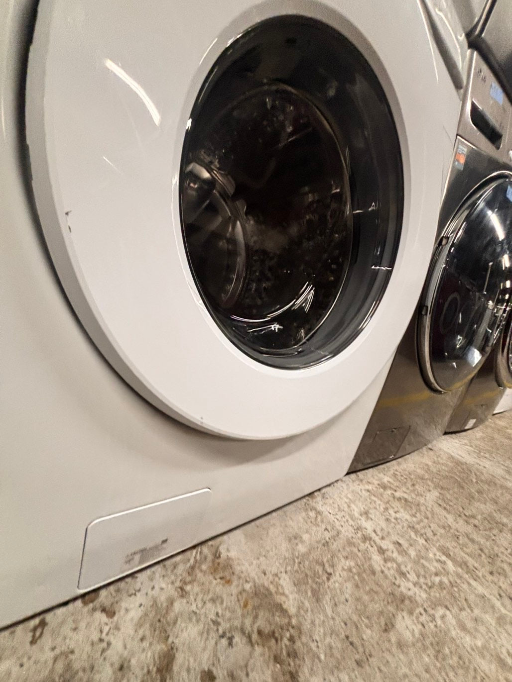 >sale🔥mix & match Samsung washer 4.5 cu ft & dryer 7.5 cu ft set electric 220v front load stackable or side by side - sensor dry He white color   #SW6RZ4SET