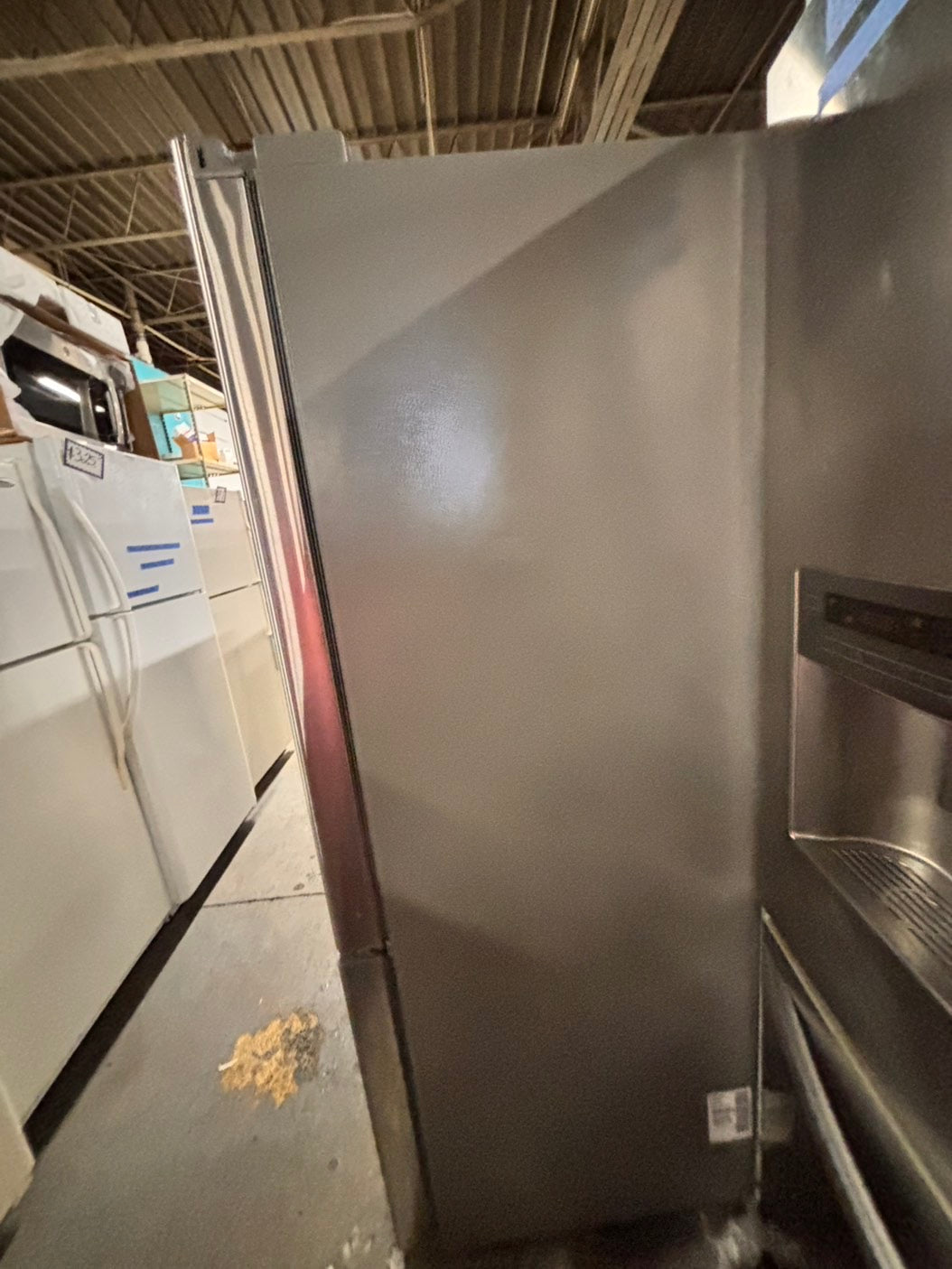 >sale🔥LG  French door Refrigerator counter depth stainless steel w/ ice water dispenser great condition 36" used-refurbished #KVAW24B