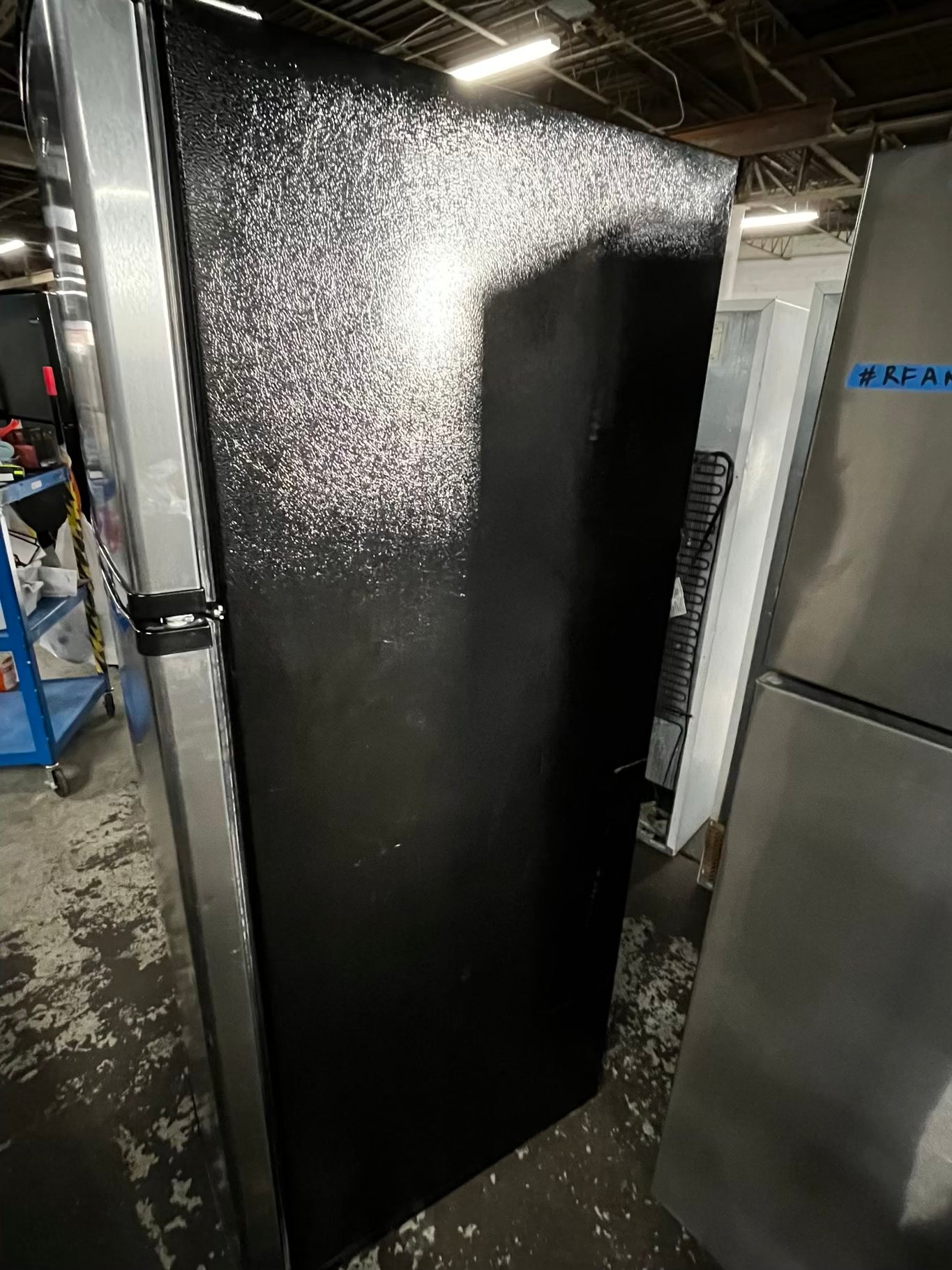 - Whirlpool top freezer refrigerator stainless steel 28" #RF777QB