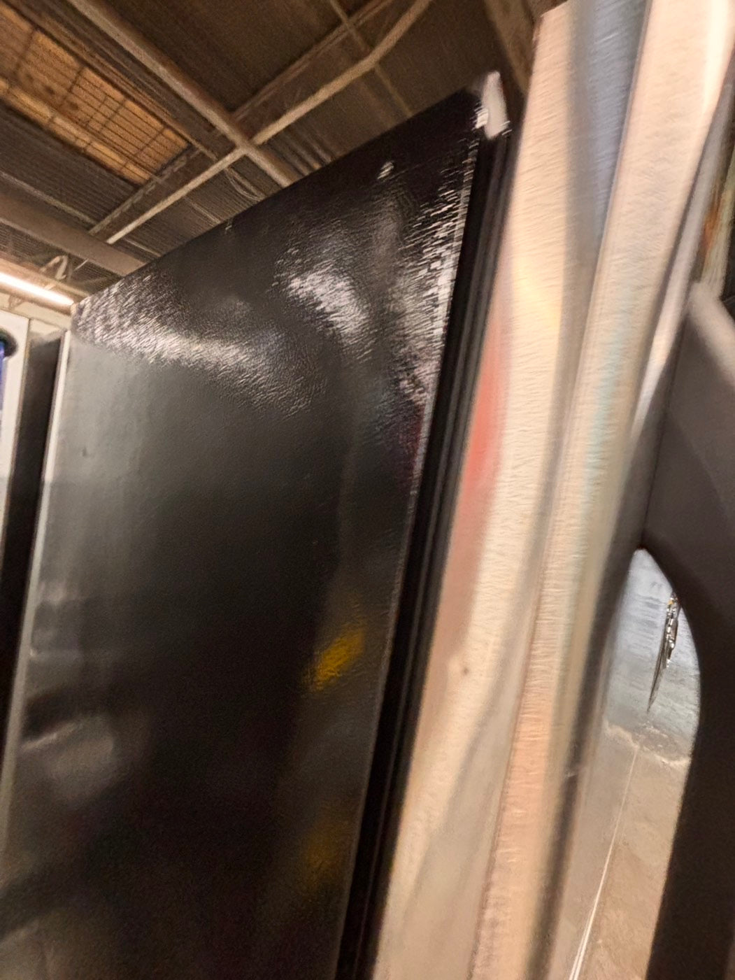 >*frigidaire  top freezer refrigerator stainless steel used-refurbished 30"x 681/2h #RF21ZRB