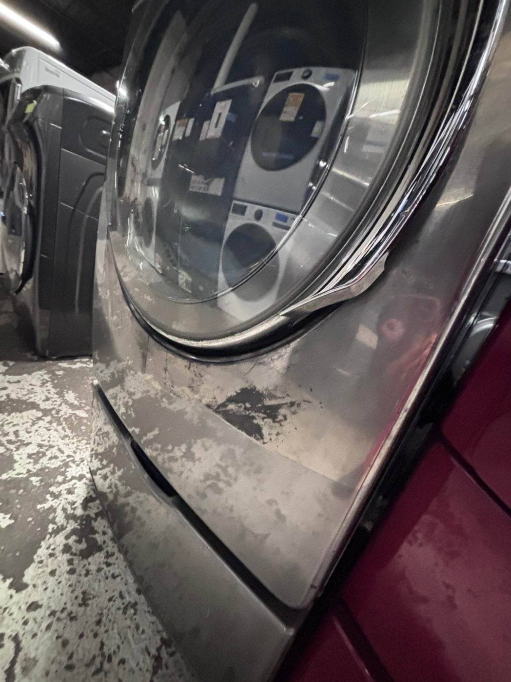 Special🔥Samsung GAS Dryer front load w/pedestal extra storage 27" in  used -Refurbished.  #GDSD3JL