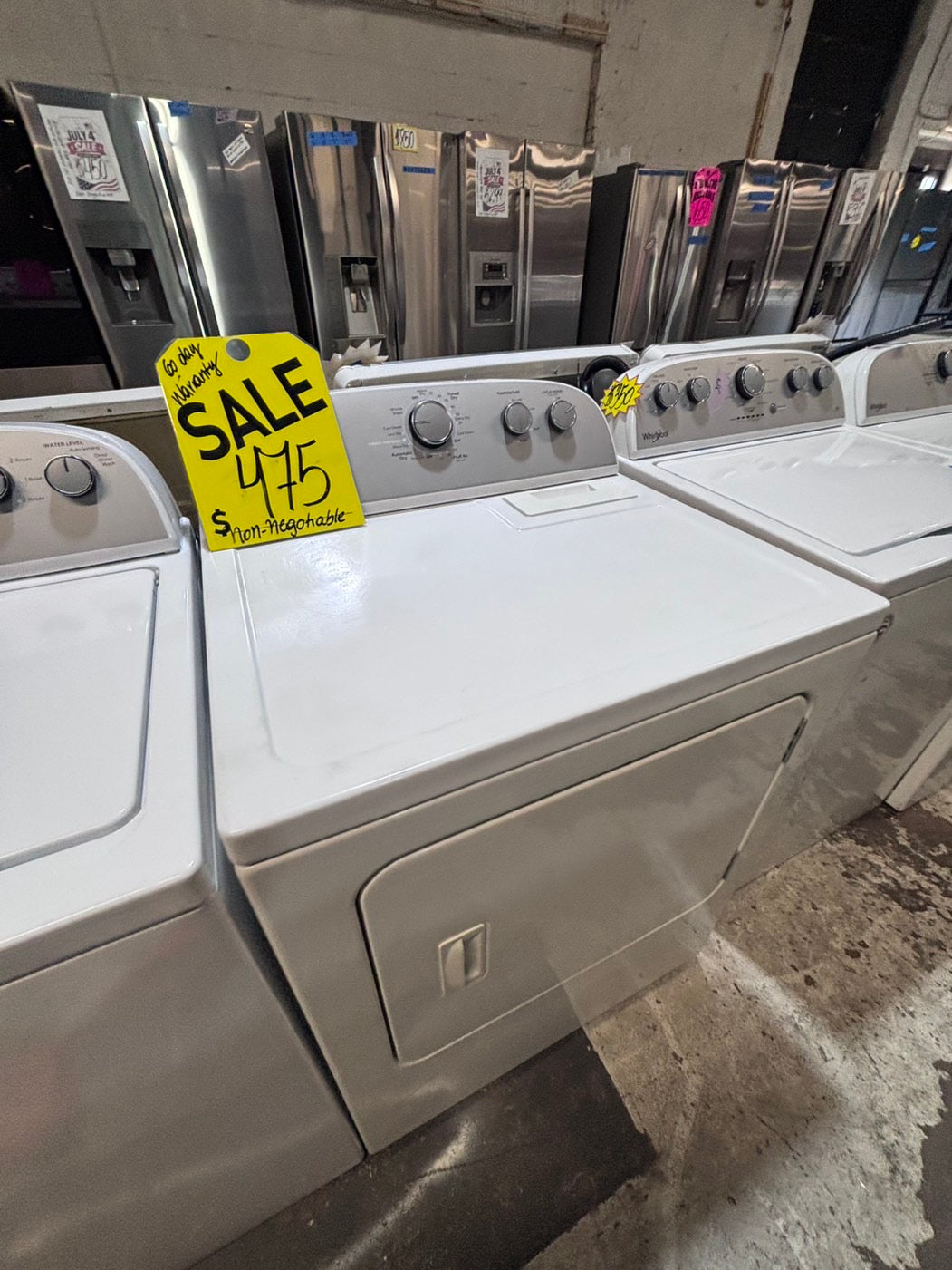 >*special🔥whirlpool top load washer  & electric dryer 220v  set top load side by side #MNY1YB