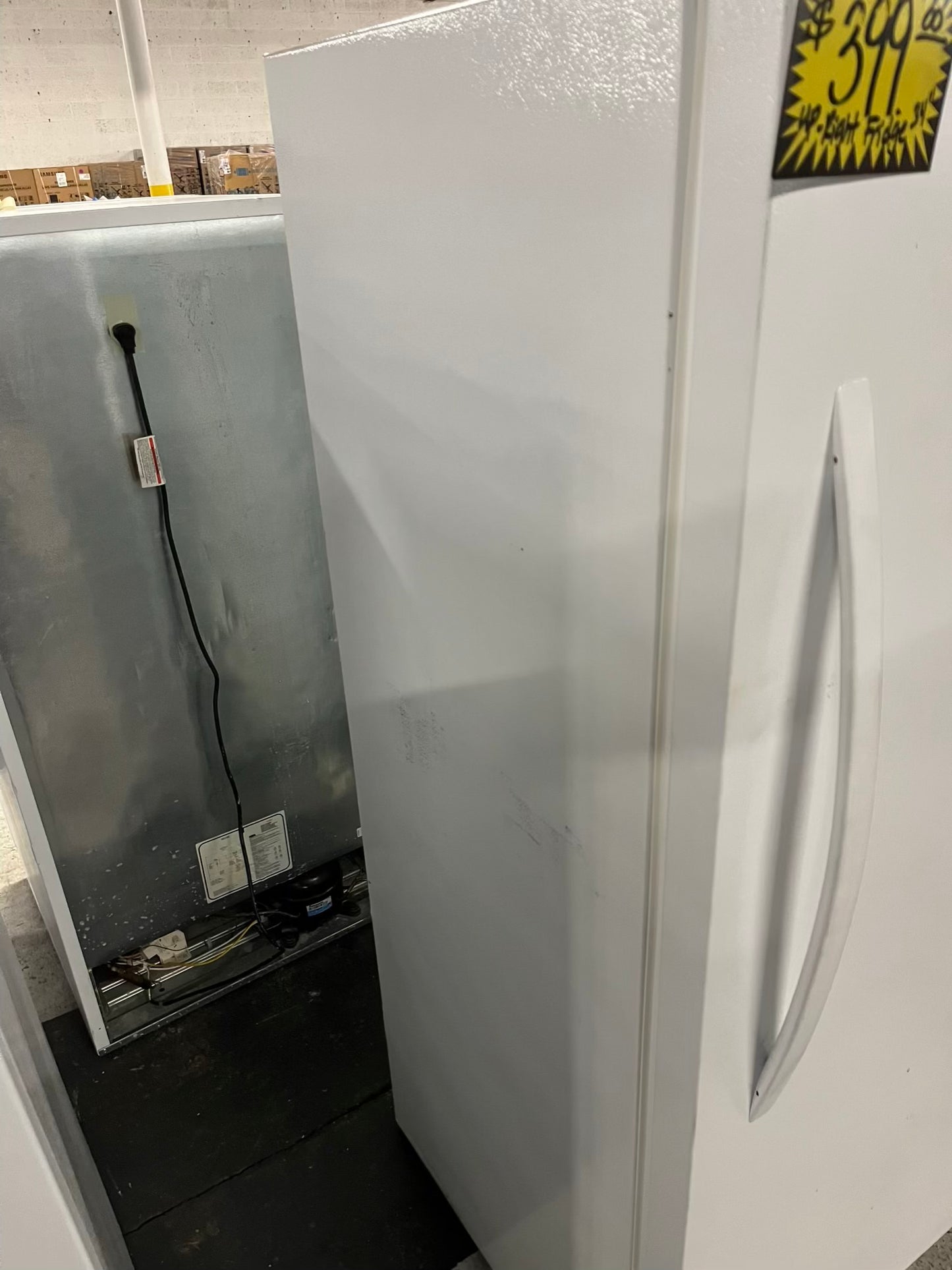 - Kenmore  Refrigerator only (freezer less)  white NO FREEZER |  Item number #RF661CB 34” in Refurbished