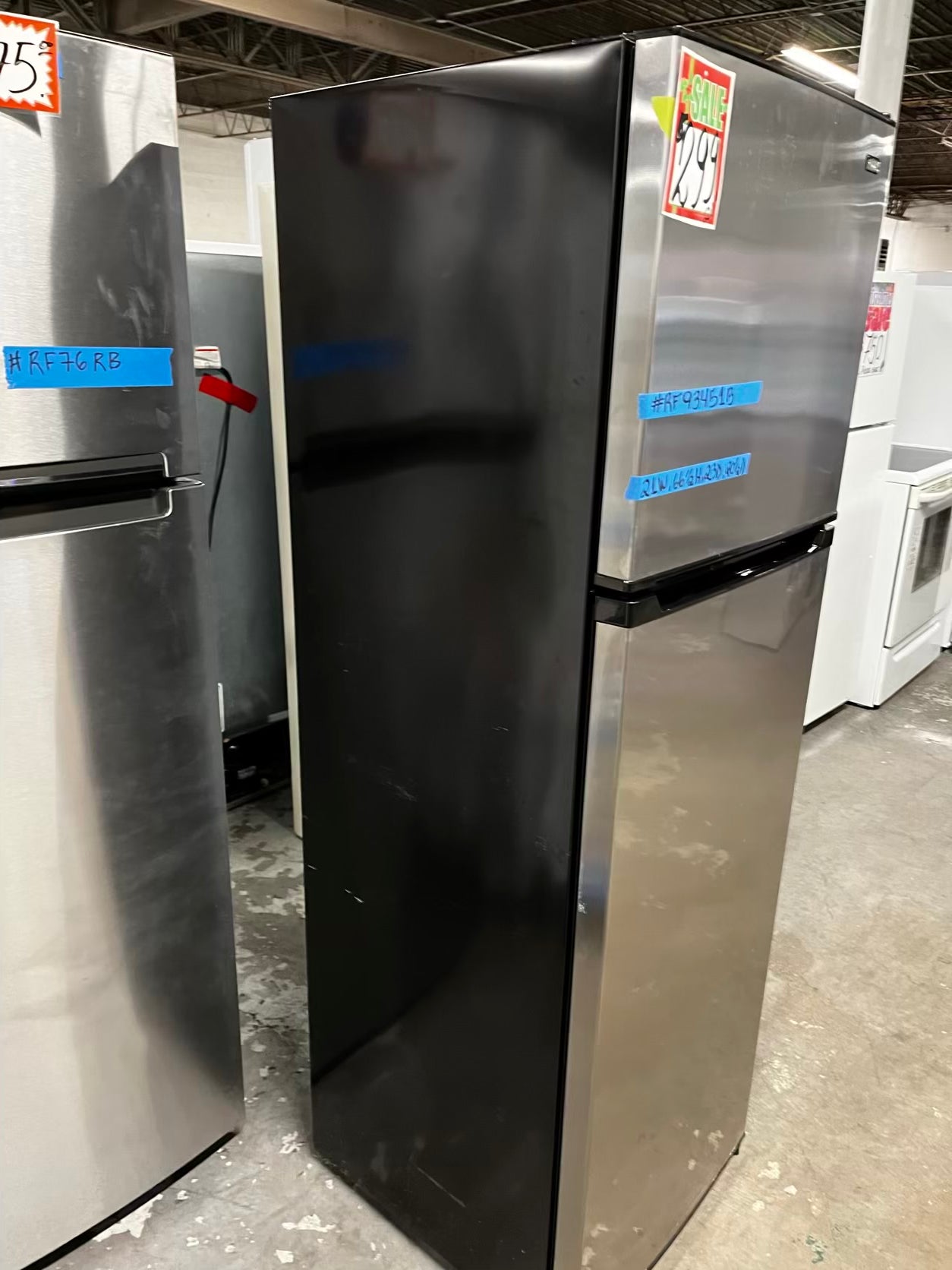 🎄Holiday Sale 🎁 Summit top freezer refrigerator stainless steel used refurbished 21” #RF93451B