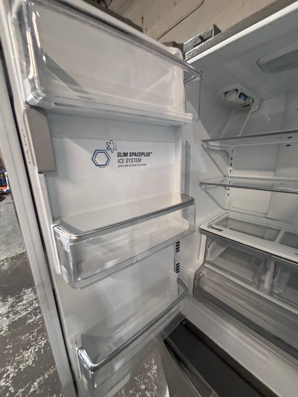 >>special price 💥LG  French door Refrigerator counter depth stainless steel w/ ice water dispenser great condition 36" used-refurbished #KVVF14B