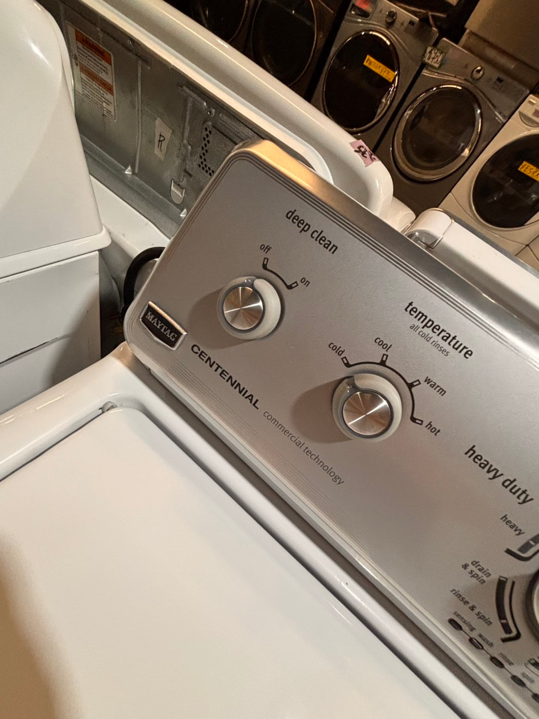 >*sale🎈maytag heavy duty Top load washing machine w out agitator 27" in good condition,used-Refurbished #TWMAW6B