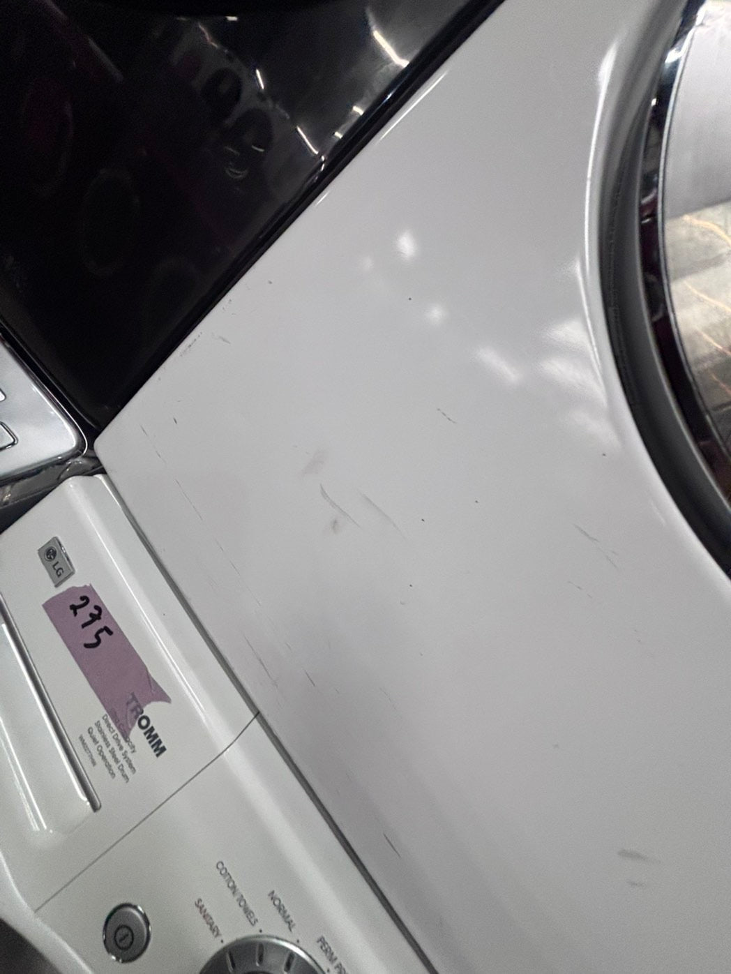 >*LG washer & dryer set electric 220v front load stackable or side by side - sensor dry in white #WDAZ6BSET