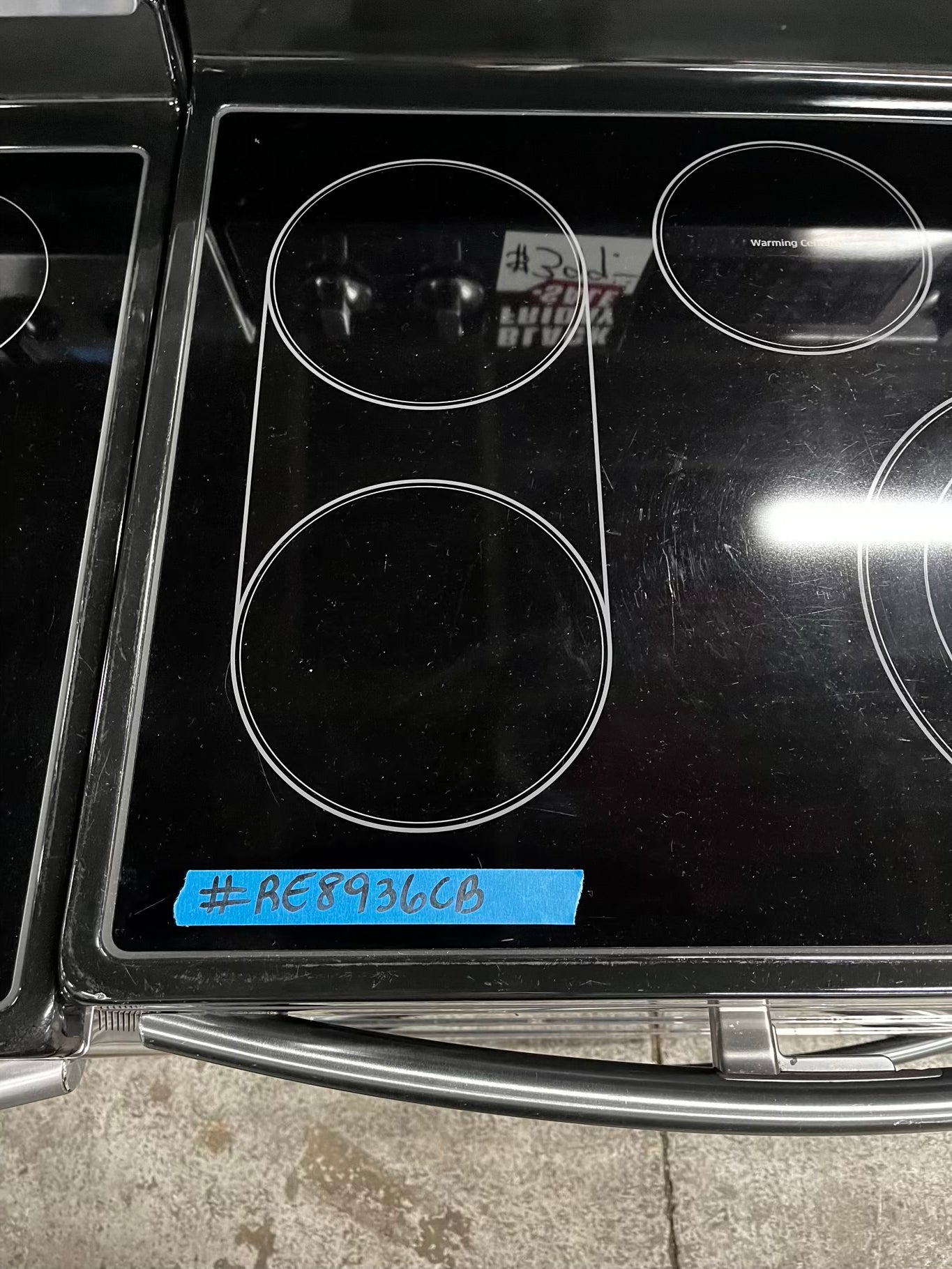 🎉 BLACK FRIDAY ⚡️ Samsung  glass top electric range double oven 220v 5 burner warm zone black stainless steel fast boil convection bake roast DEHYDRATE self clean 30" #RE8936CB