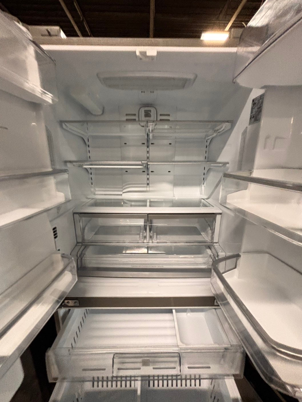 >special combo 2pc. Kenmore French door Refrigerator 36” stainless steel with water dispenser & ice maker & electric stove 5 burners & both same brand #RFXV421B