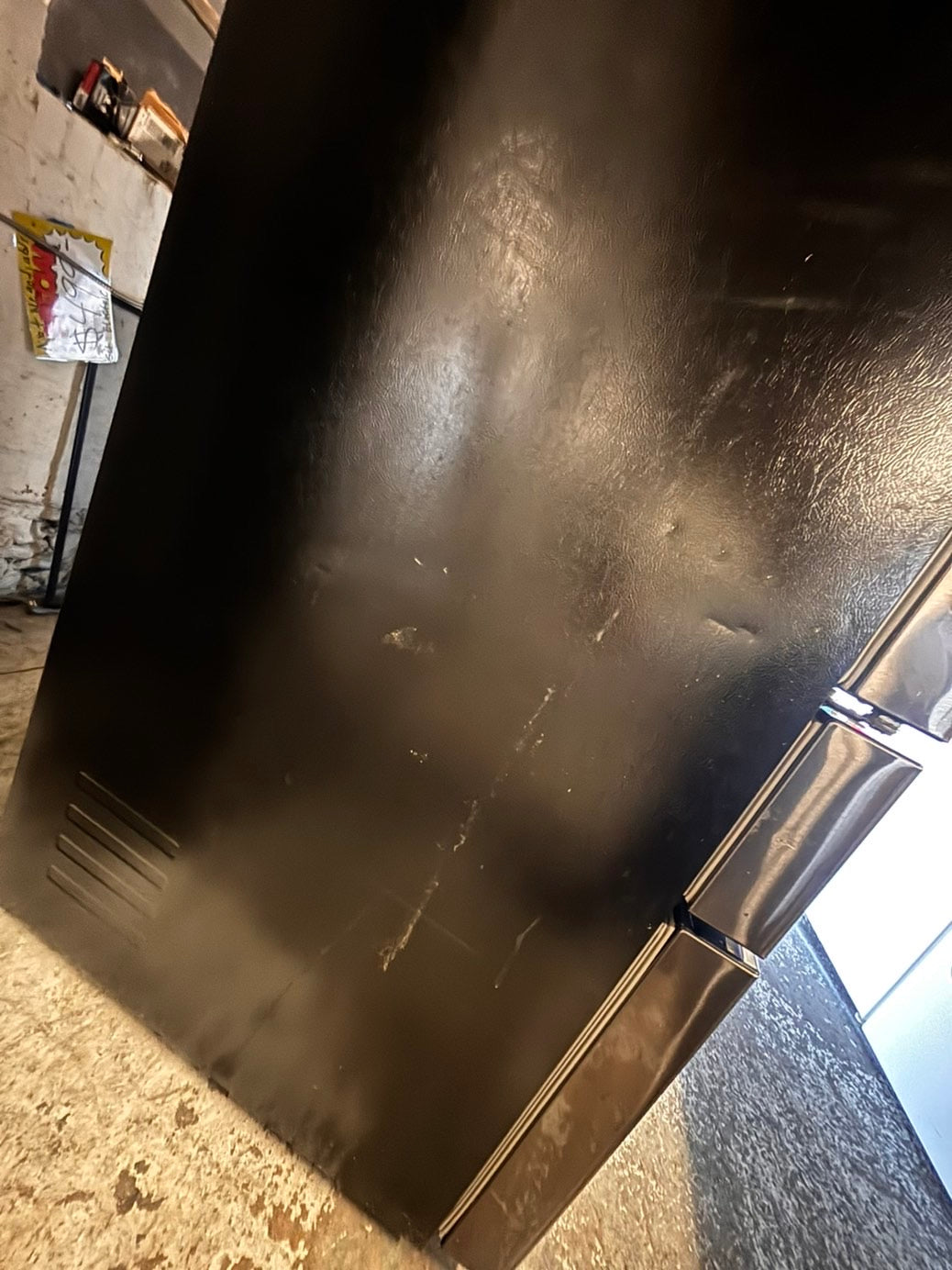 >🎈Used | Refurbished LG 36” French door refrigerator black stainless steel with ice maker & water dispenser —-stock number #RF297941B