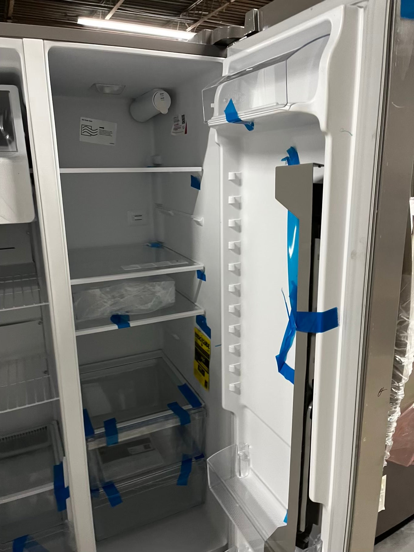 * 🎉 BlacK Friday ⚡️ Open Box 📦 | scratch & dent Frigidaire side x side  refrigerator w/ice water dispenser stainless steel 36" #RF34741B