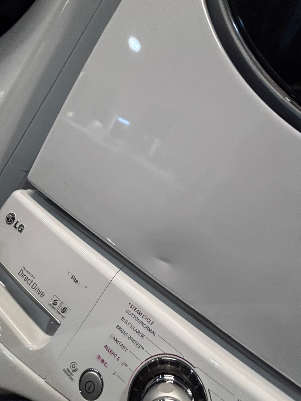 >*early July 4th special 🇺🇸LG washer & dryer set electric 220v front load stackable or side by side - sensor dry in white color #WWS2BSET