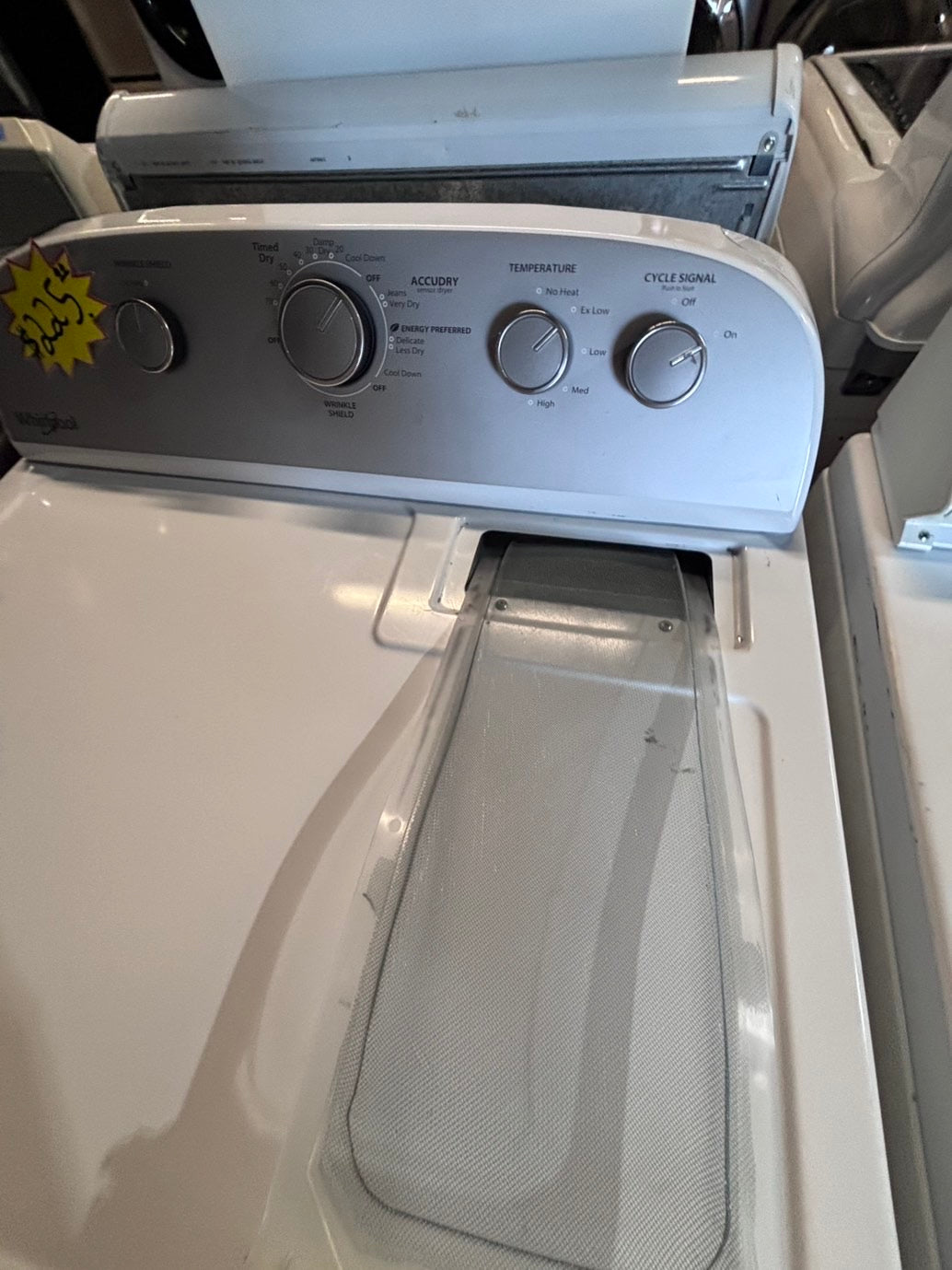 >*whirlpool  29” large capacity electric dryer 220v side by side used-refurbished #WED41B