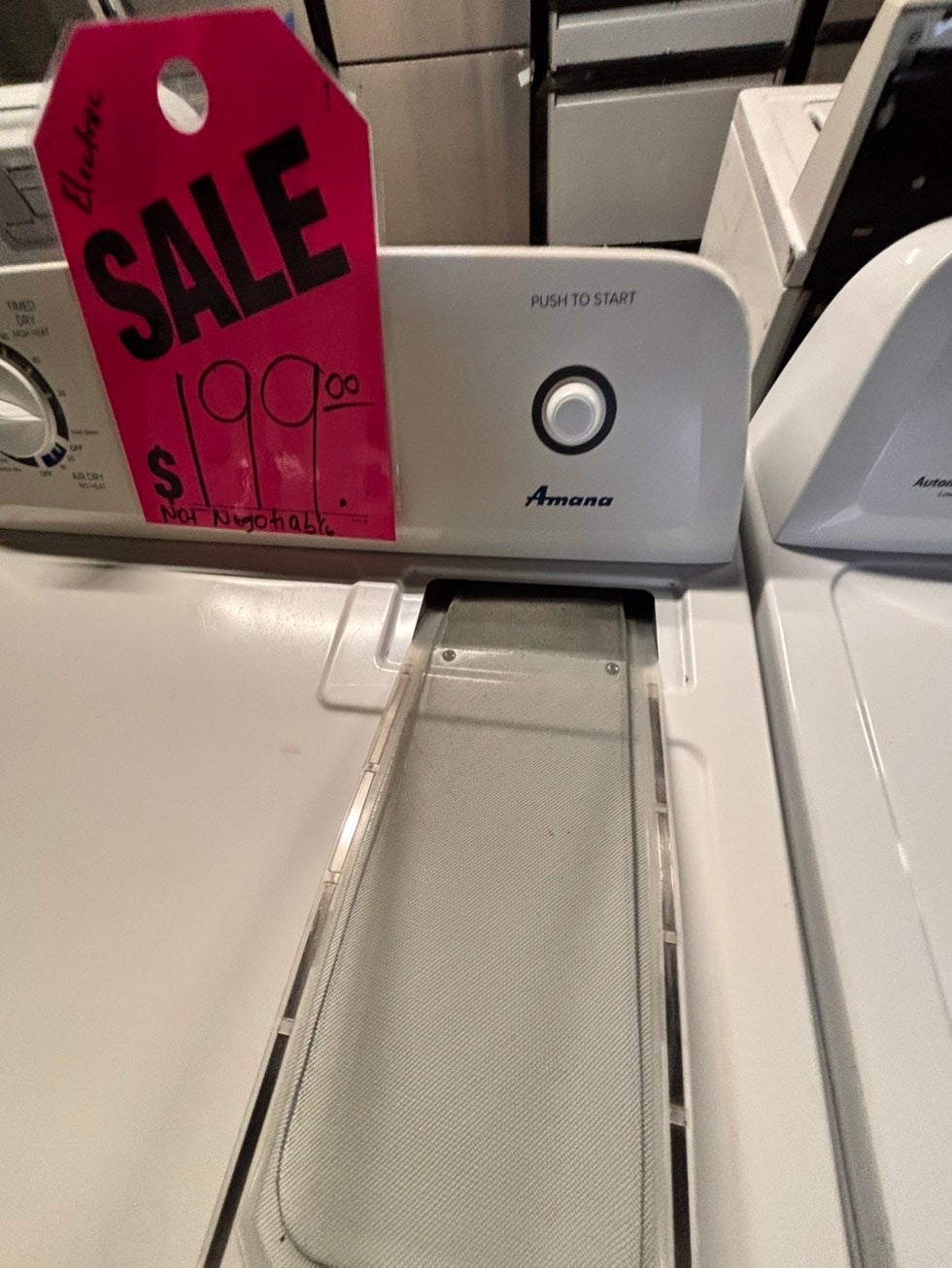 >sale🔥Amana  29” large capacity electric dryer 220v side by side used-refurbished #AD6DR5R