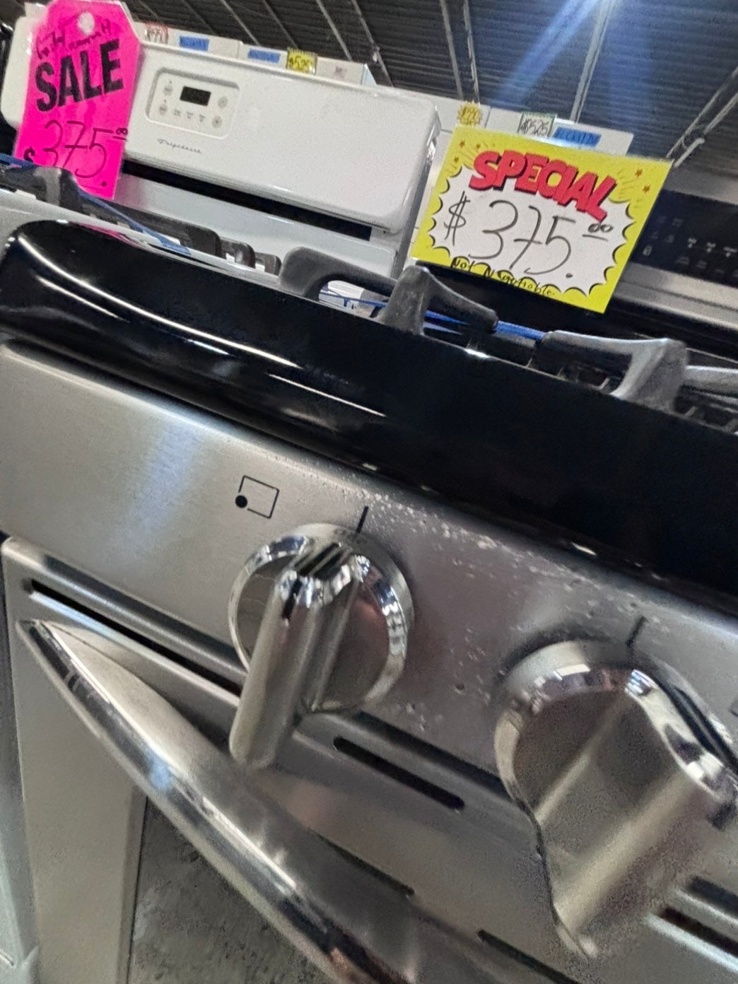 >>special🔥frigidaire range 5 burner convection oven bake ,broil Hi/Lo self clean in stainless steel used-Refurbished 30” #FCO66SB