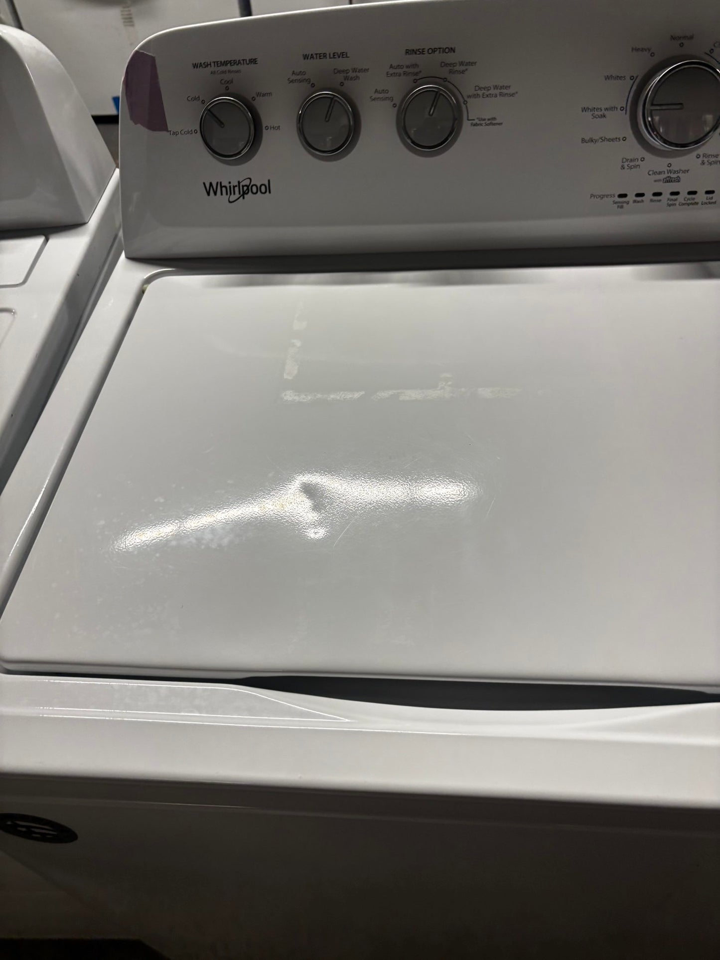 >🎉Special Whirlpool Top load washing machine large capacity w agitator 27" used-Refurbished #WT996B