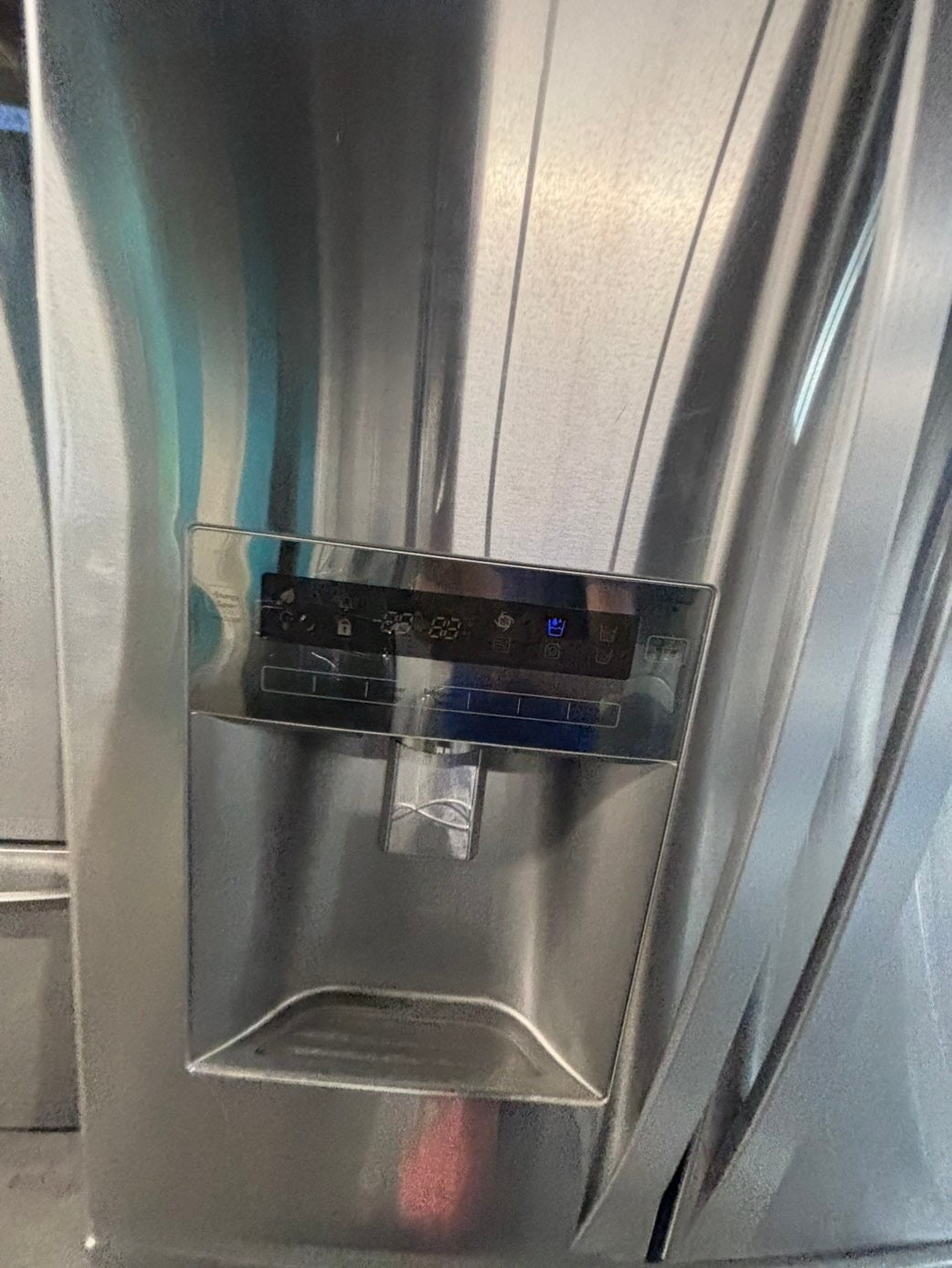 >>special price🔥Kenmore French door Refrigerator counter depth stainless steel w/ ice water dispenser great condition 36" used-refurbished #KMF1V4B